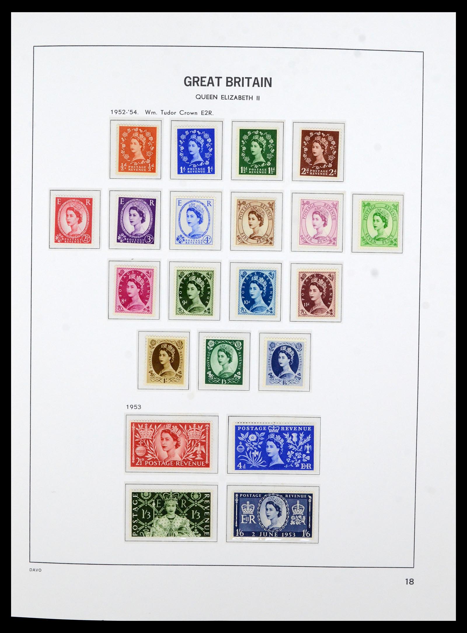 36821 014 - Postzegelverzameling 36821 Engeland 1856-1970.
