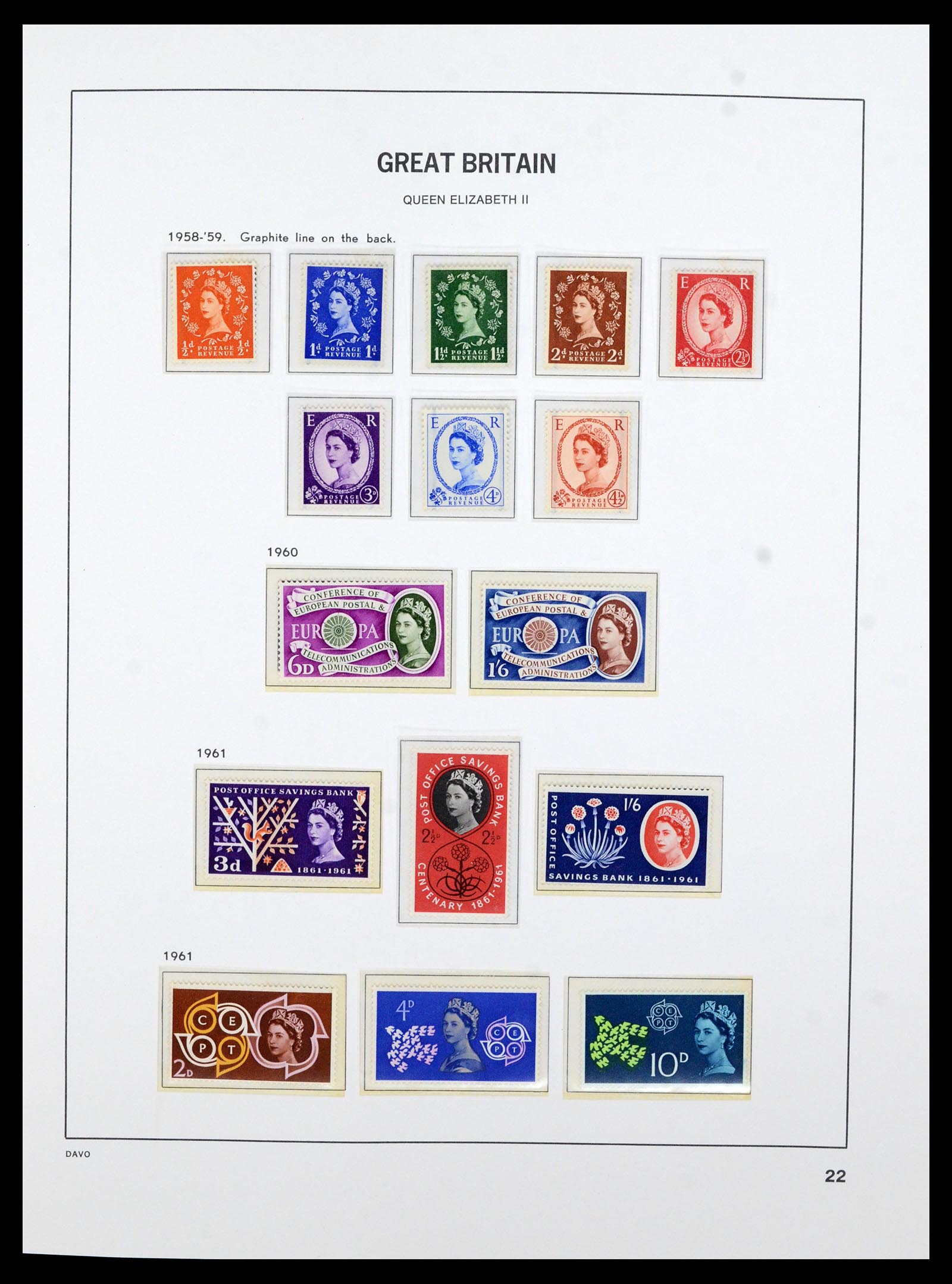 36821 018 - Stamp collection 36821 Great Britain 1856-1970.