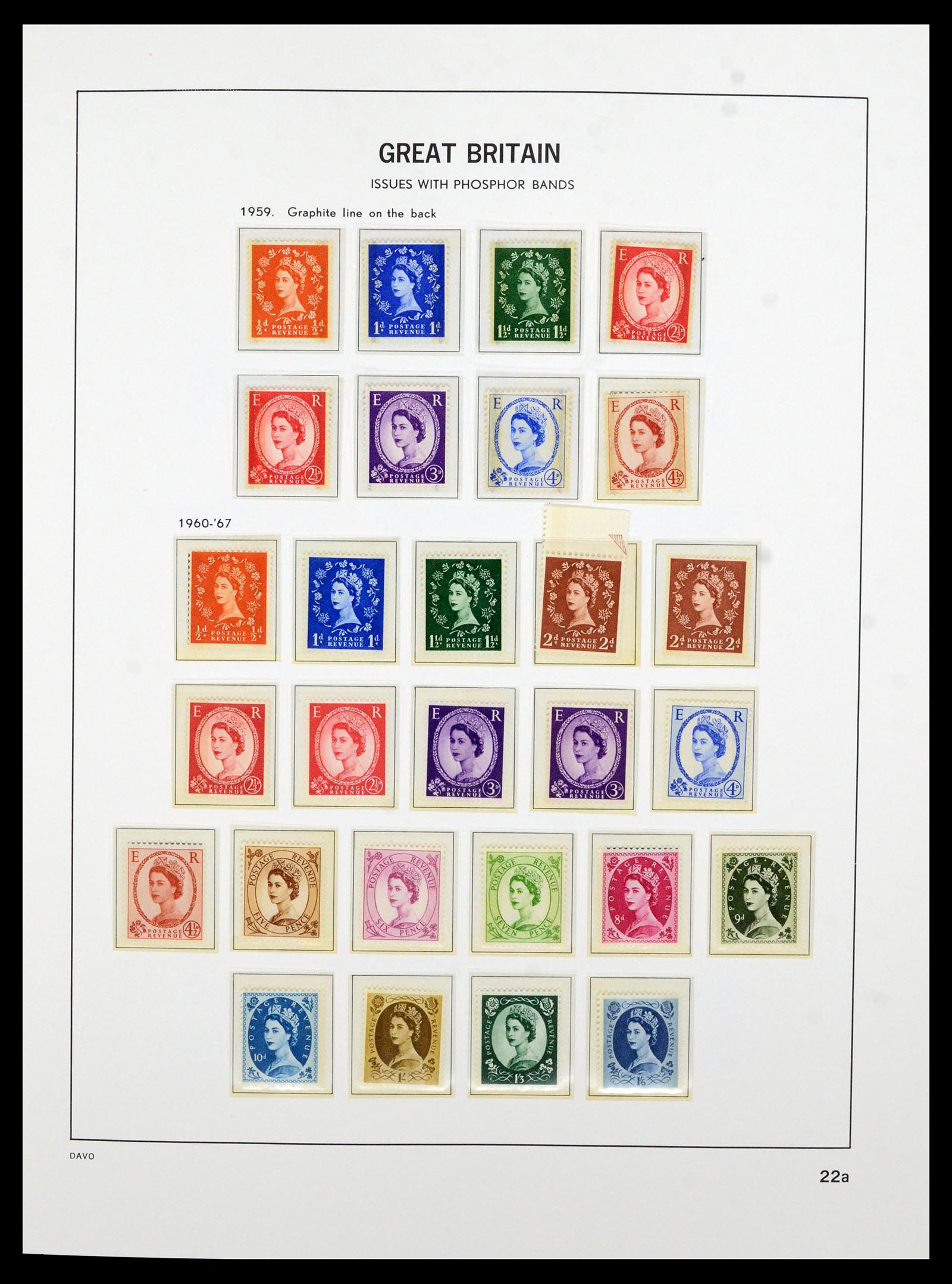 36821 019 - Postzegelverzameling 36821 Engeland 1856-1970.