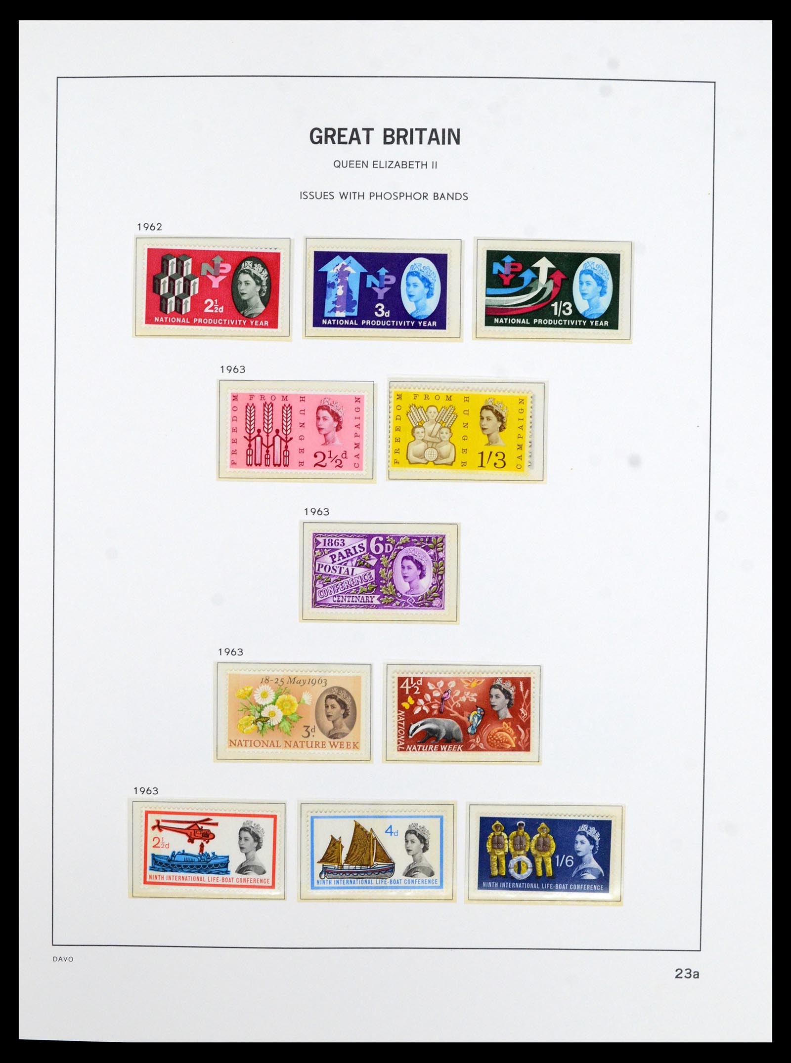 36821 020 - Postzegelverzameling 36821 Engeland 1856-1970.