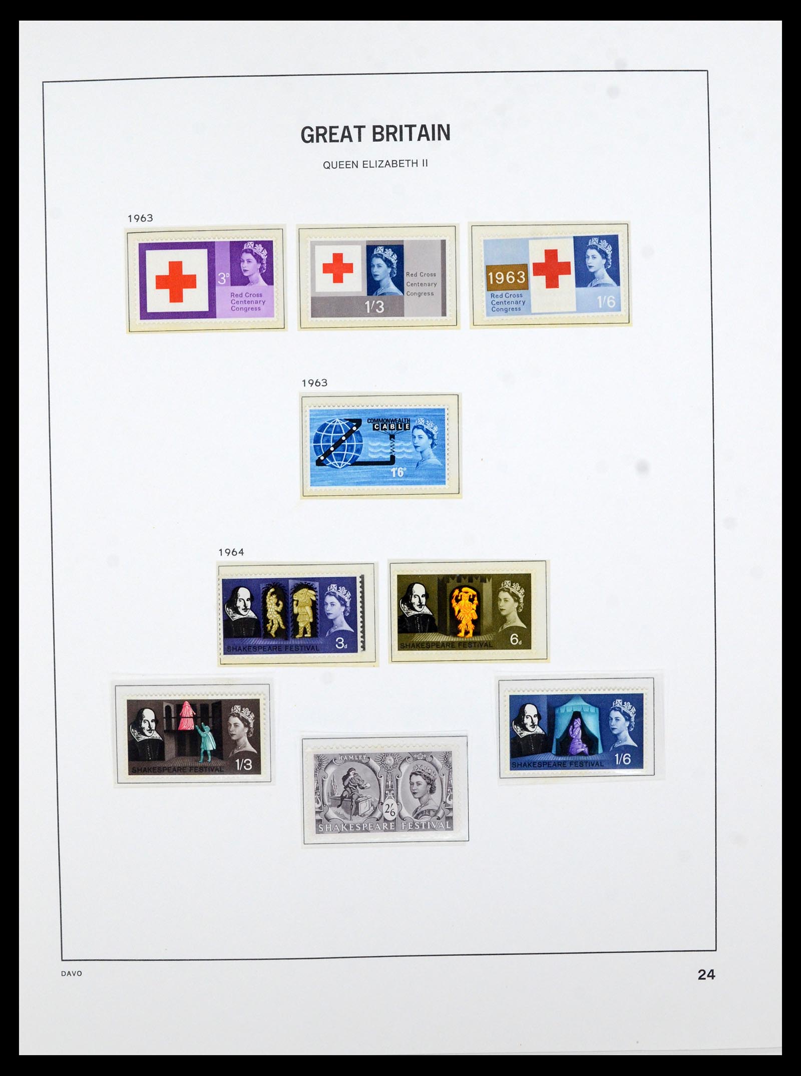 36821 022 - Postzegelverzameling 36821 Engeland 1856-1970.