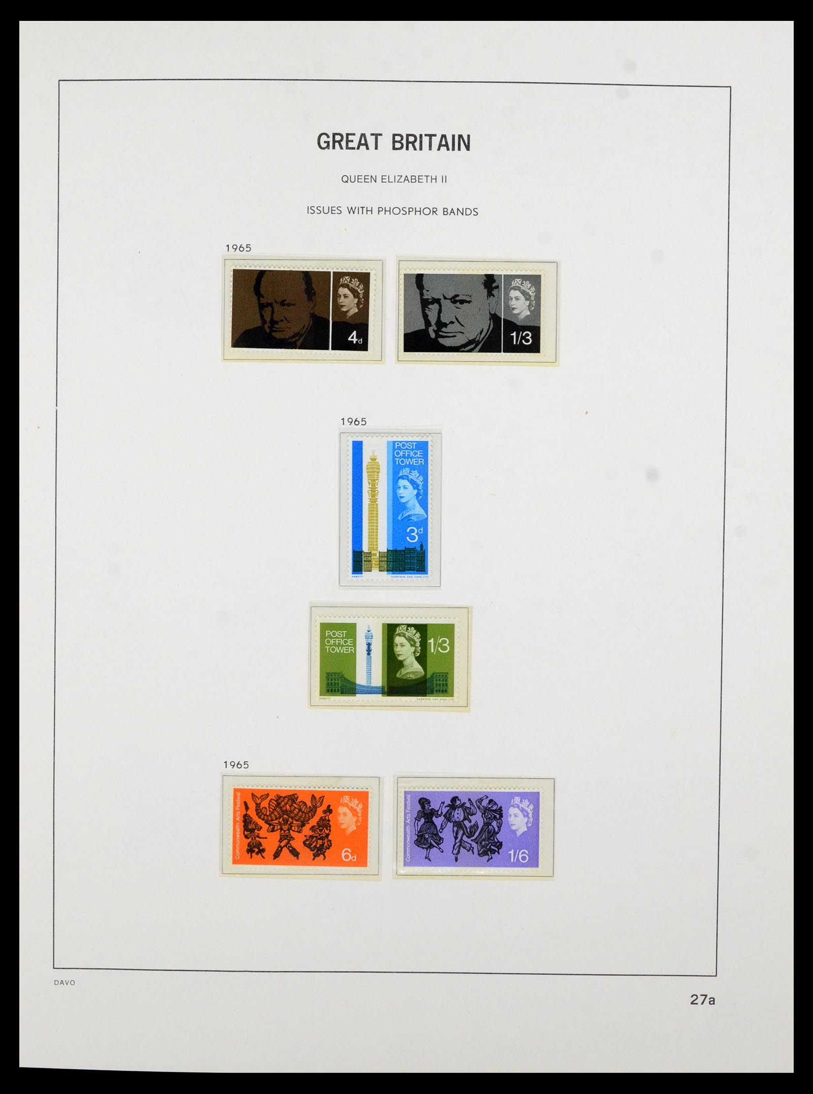 36821 029 - Postzegelverzameling 36821 Engeland 1856-1970.