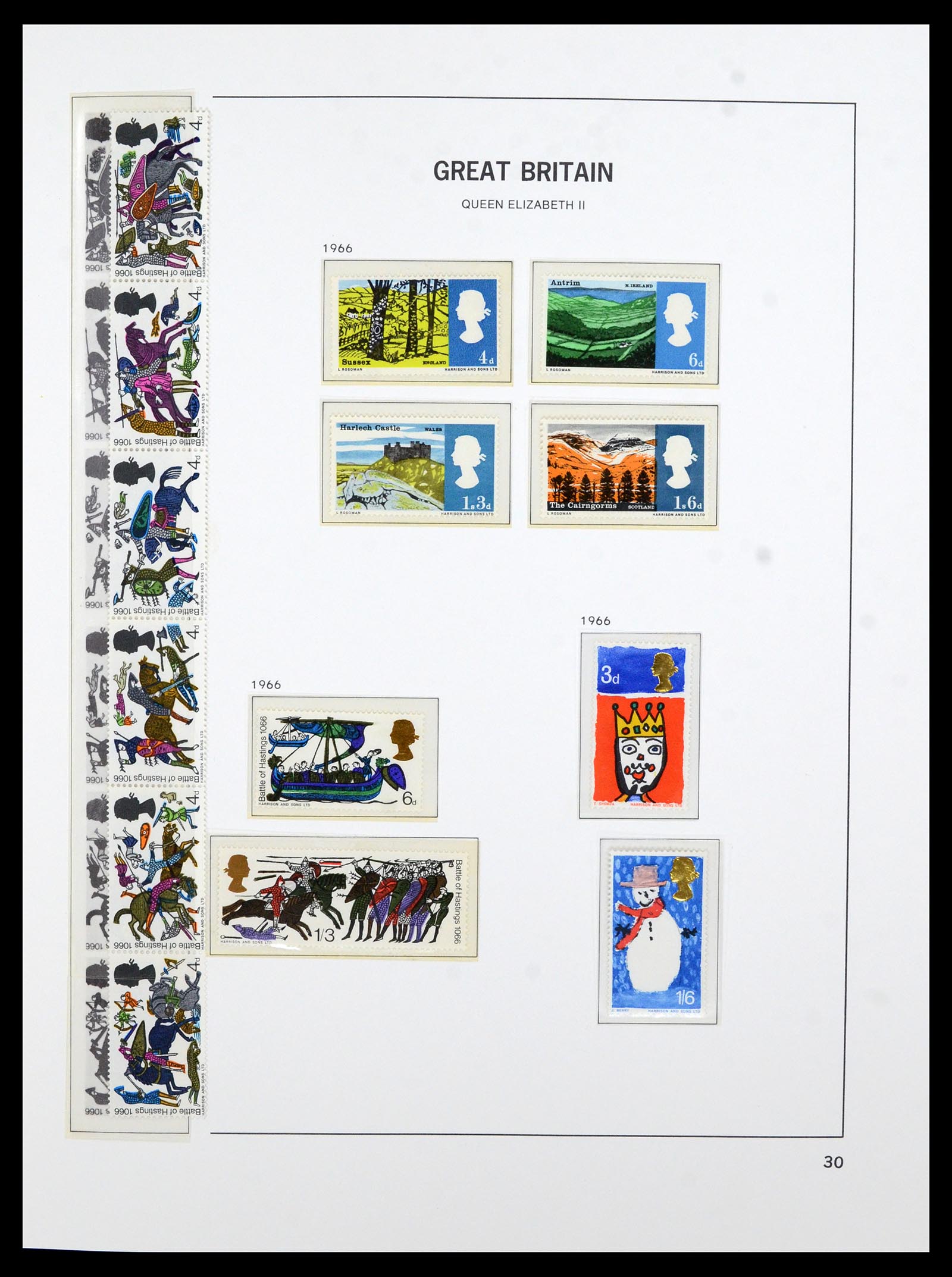 36821 034 - Postzegelverzameling 36821 Engeland 1856-1970.
