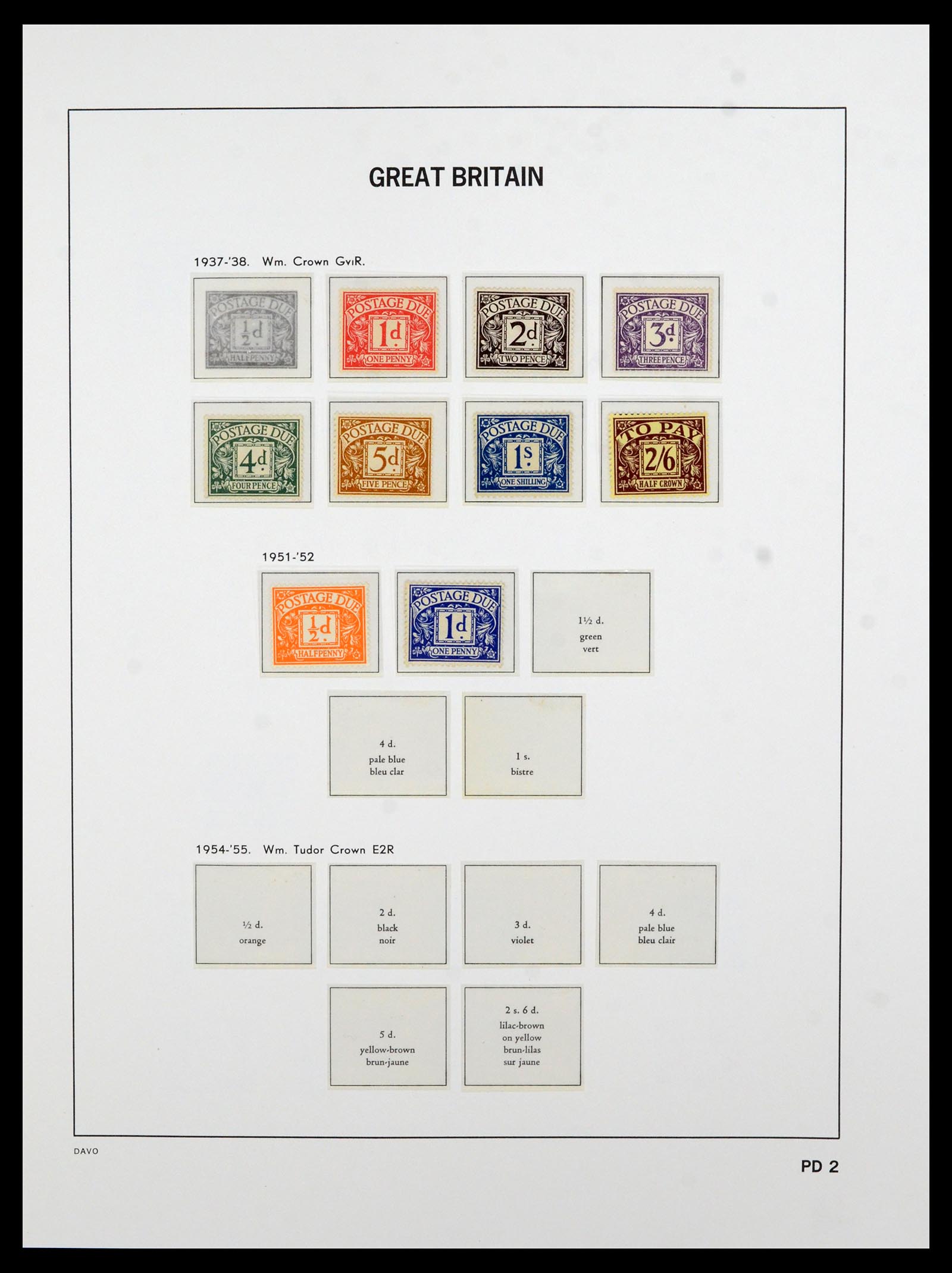 36821 046 - Stamp collection 36821 Great Britain 1856-1970.