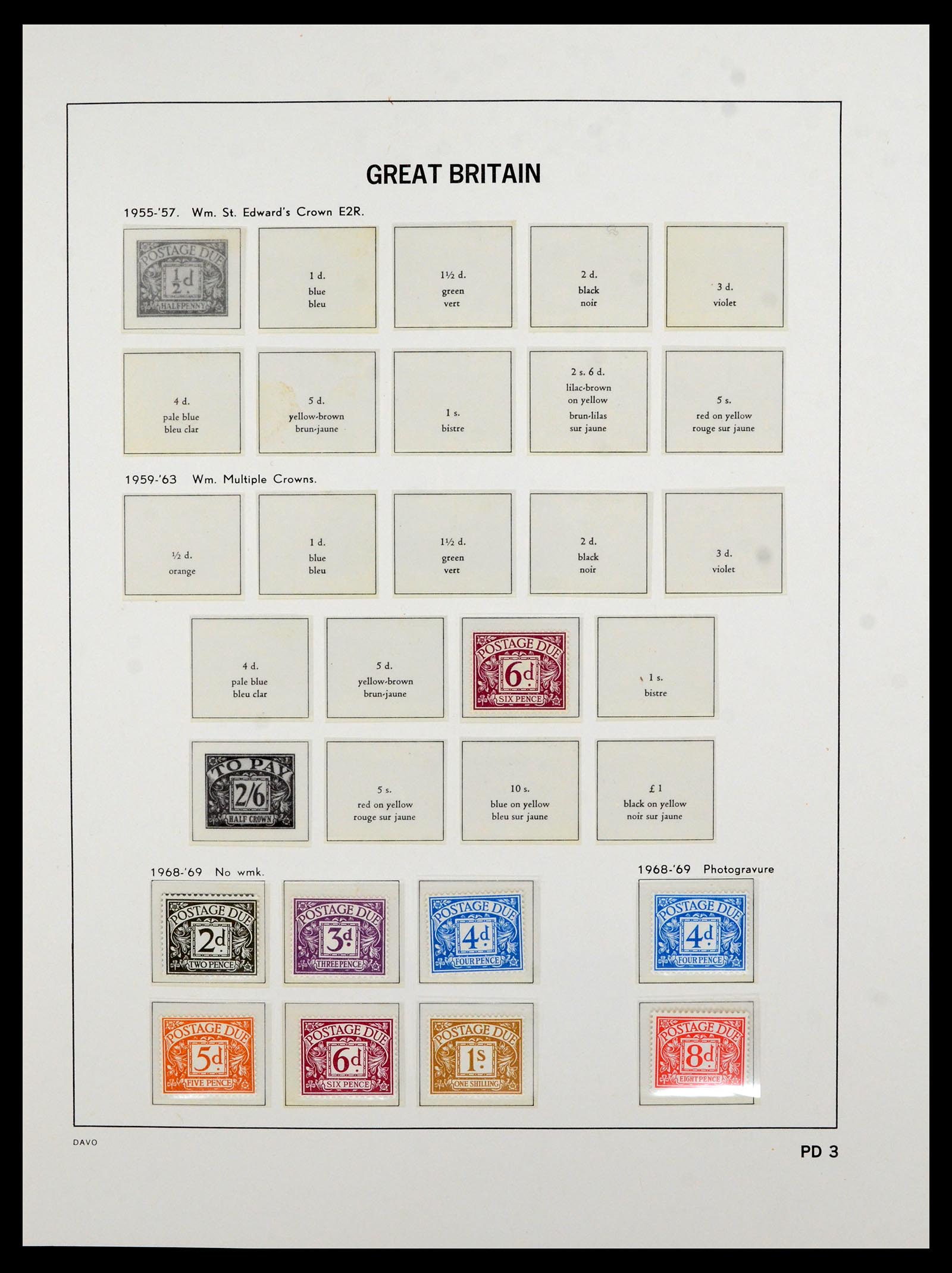 36821 047 - Stamp collection 36821 Great Britain 1856-1970.