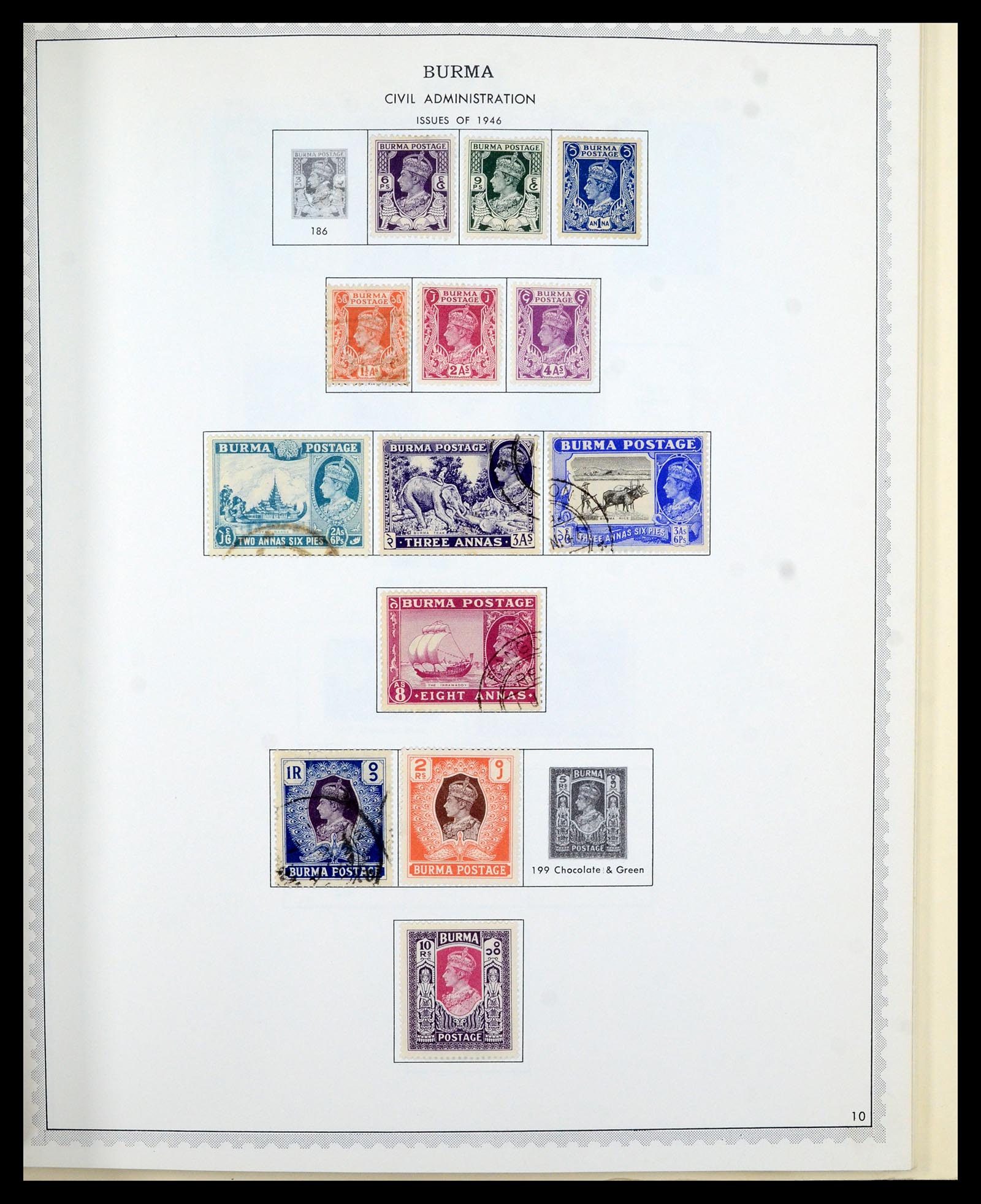 36822 007 - Postzegelverzameling 36822 Engelse koloniën in Azië 1857-1970.