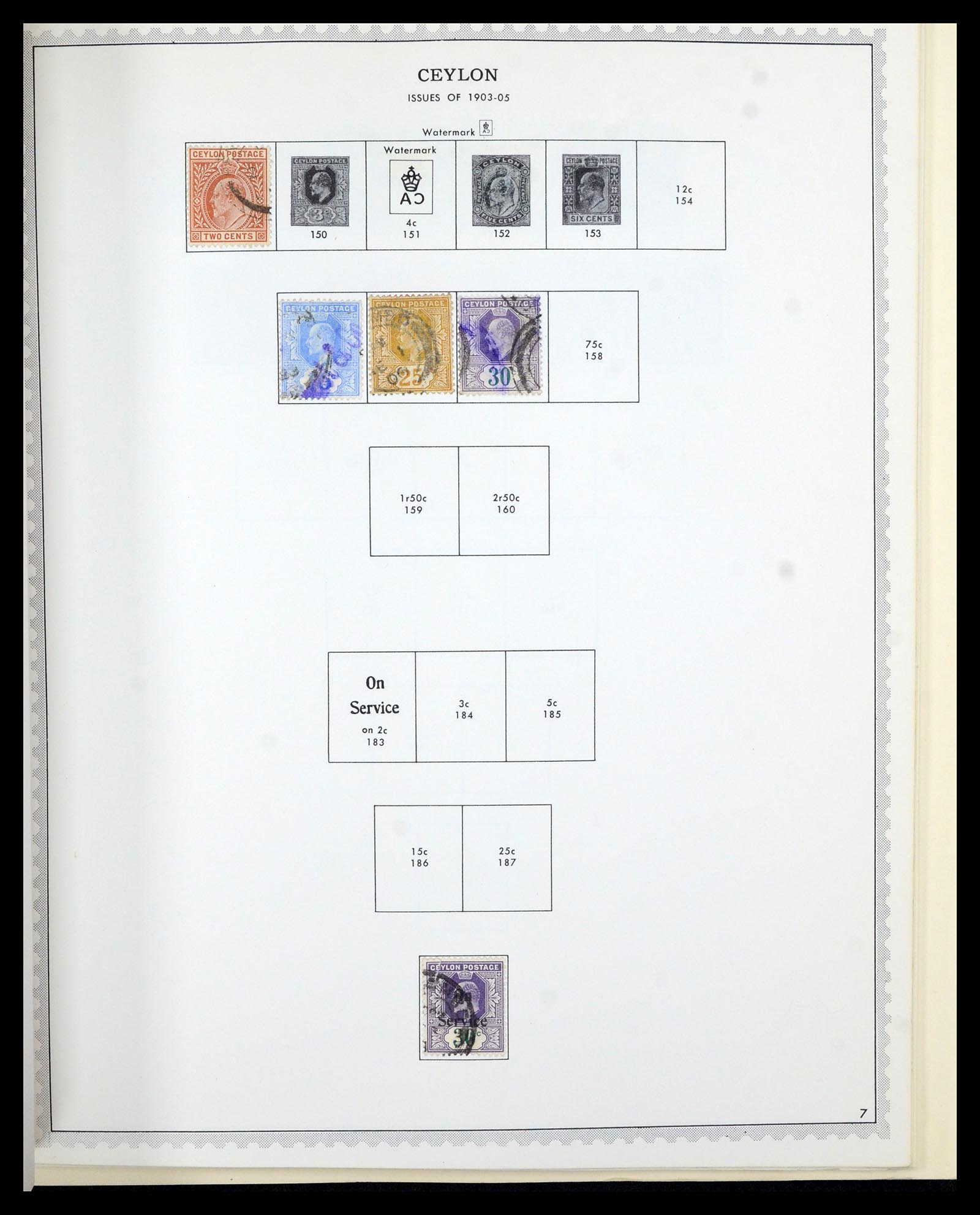36822 020 - Postzegelverzameling 36822 Engelse koloniën in Azië 1857-1970.