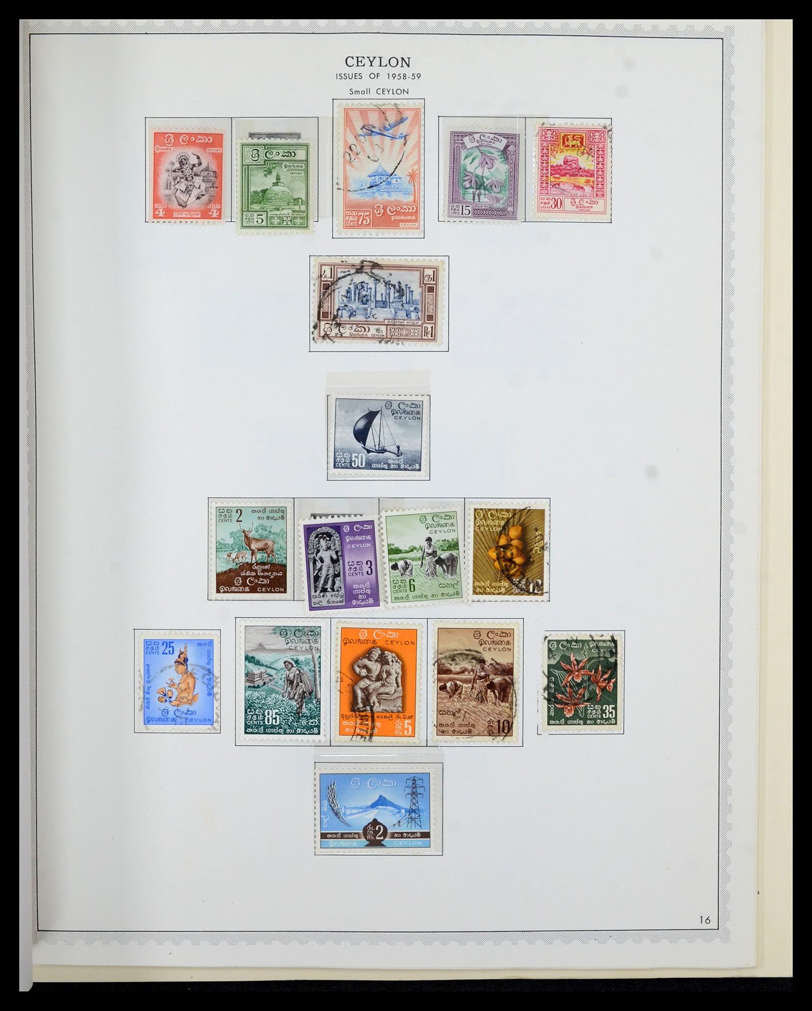 36822 029 - Stamp collection 36822 British colonies in Asia 1857-1970.