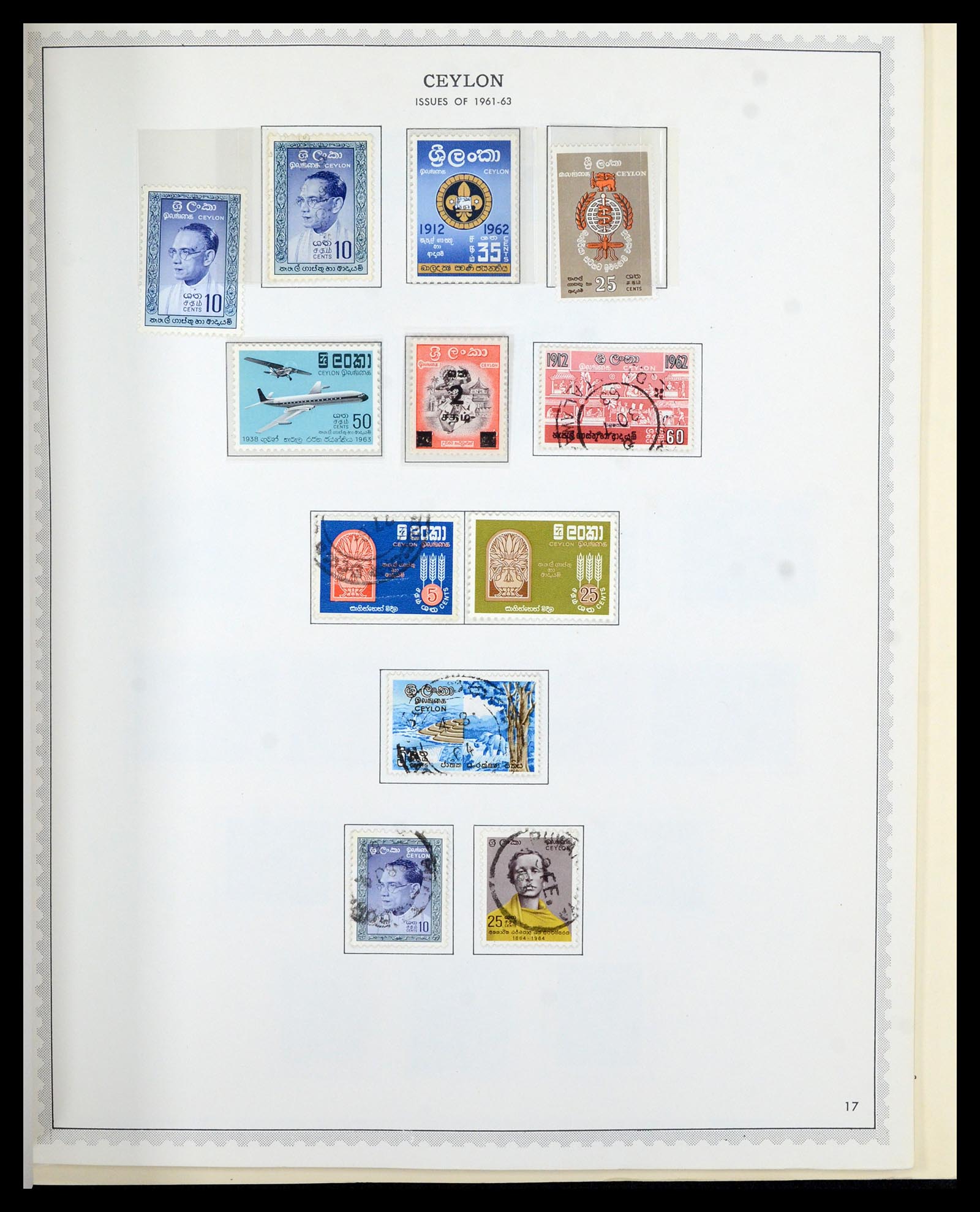 36822 030 - Postzegelverzameling 36822 Engelse koloniën in Azië 1857-1970.