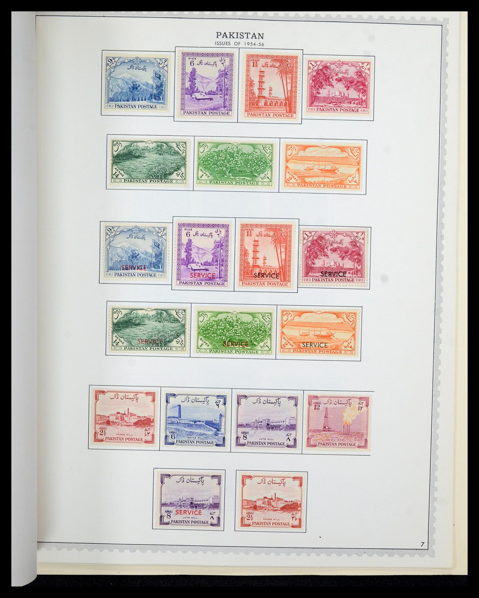 36822 040 - Postzegelverzameling 36822 Engelse koloniën in Azië 1857-1970.