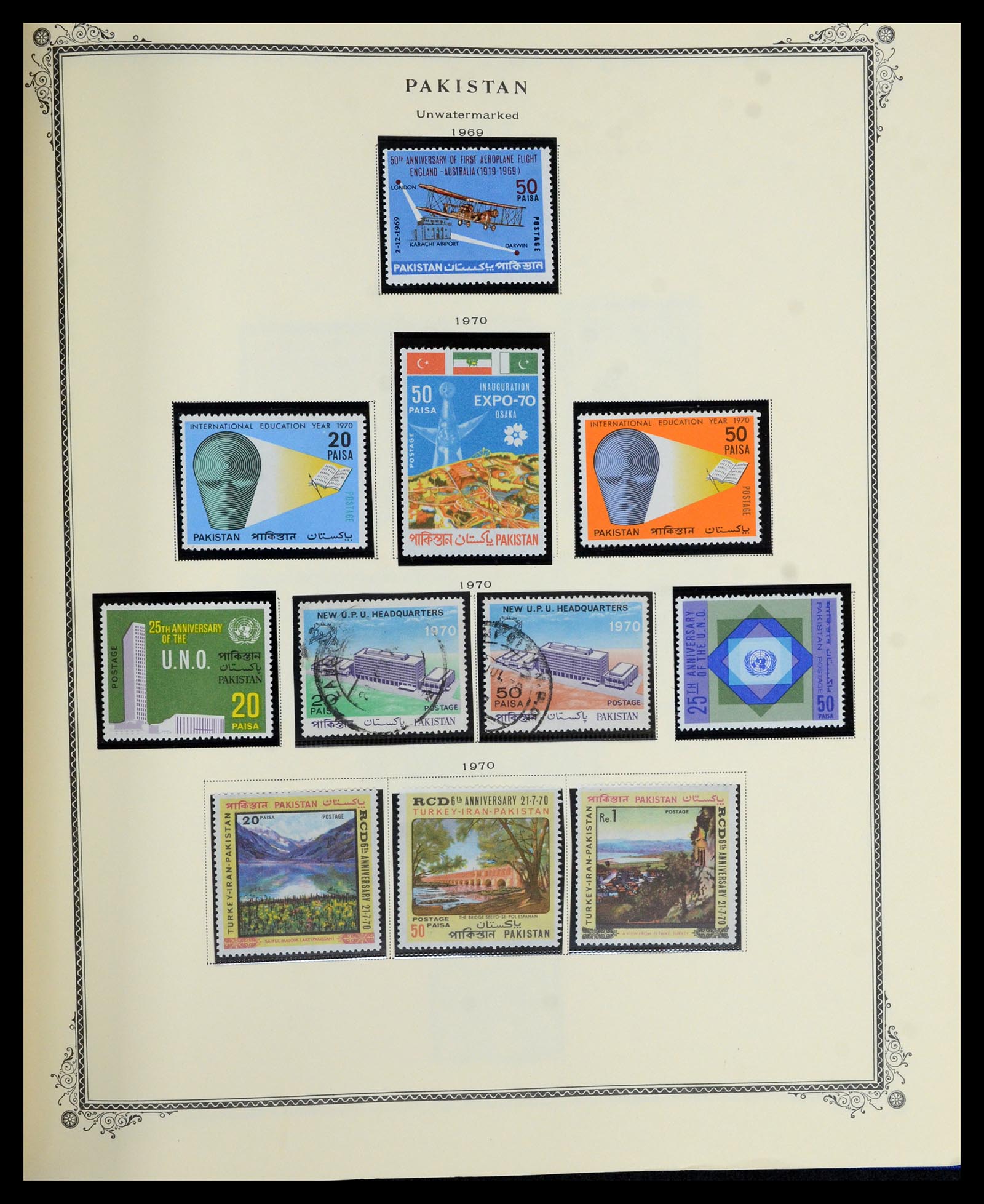 36822 056 - Postzegelverzameling 36822 Engelse koloniën in Azië 1857-1970.