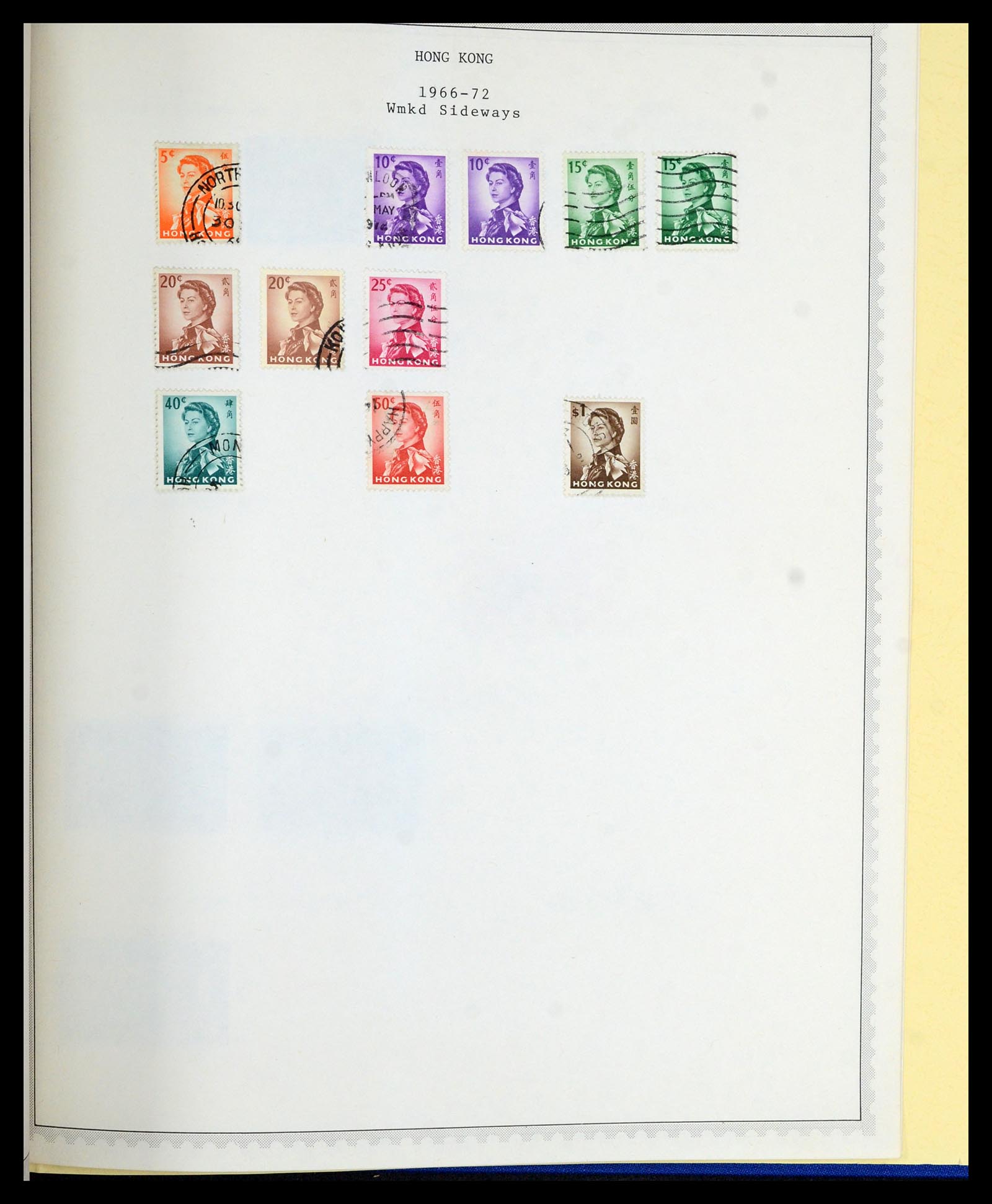36822 069 - Stamp collection 36822 British colonies in Asia 1857-1970.