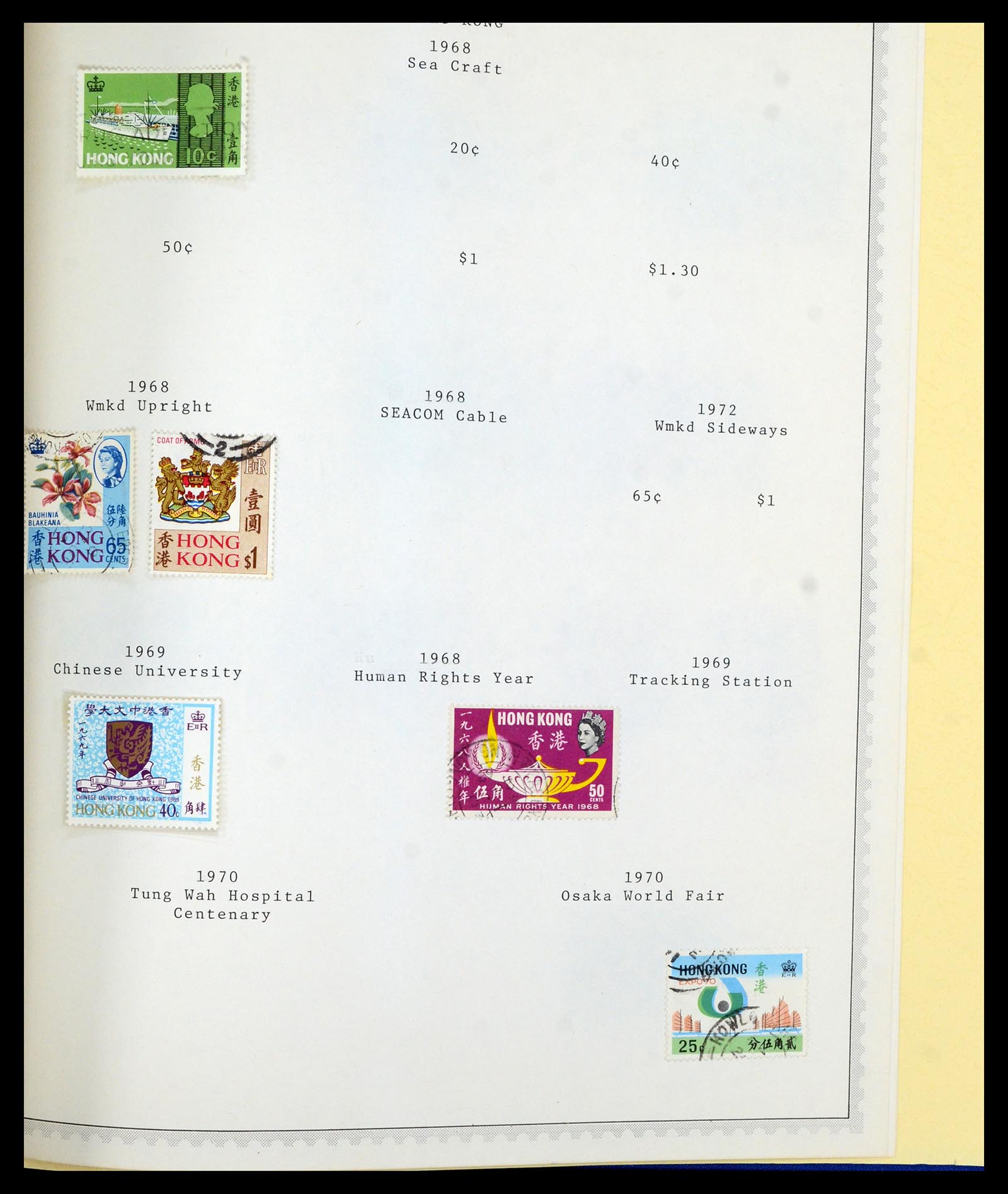 36822 072 - Postzegelverzameling 36822 Engelse koloniën in Azië 1857-1970.