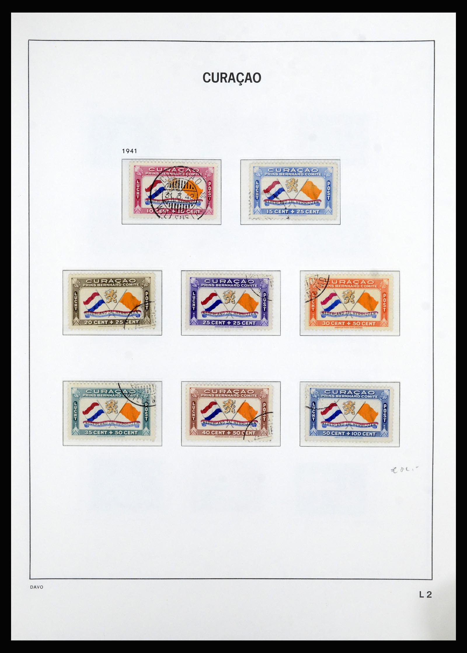 36823 016 - Postzegelverzameling 36823 Curaçao en Nederlandse Antillen  1873-1988