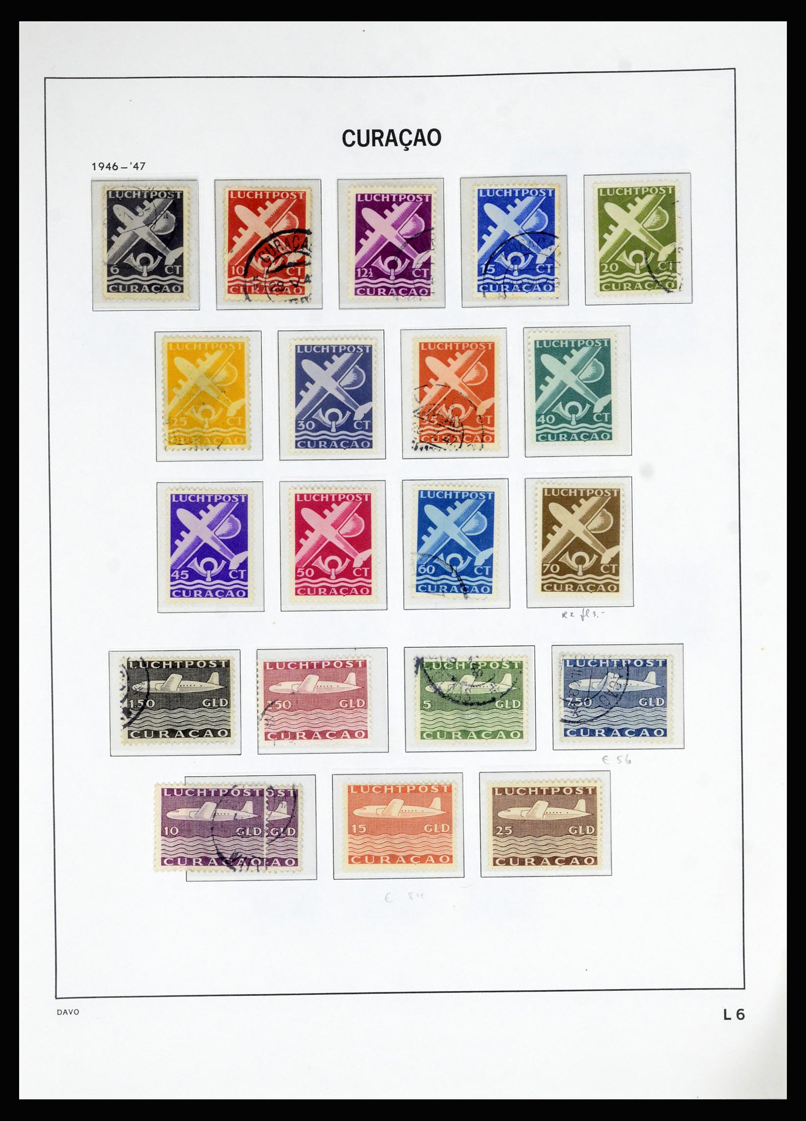 36823 020 - Postzegelverzameling 36823 Curaçao en Nederlandse Antillen  1873-1988