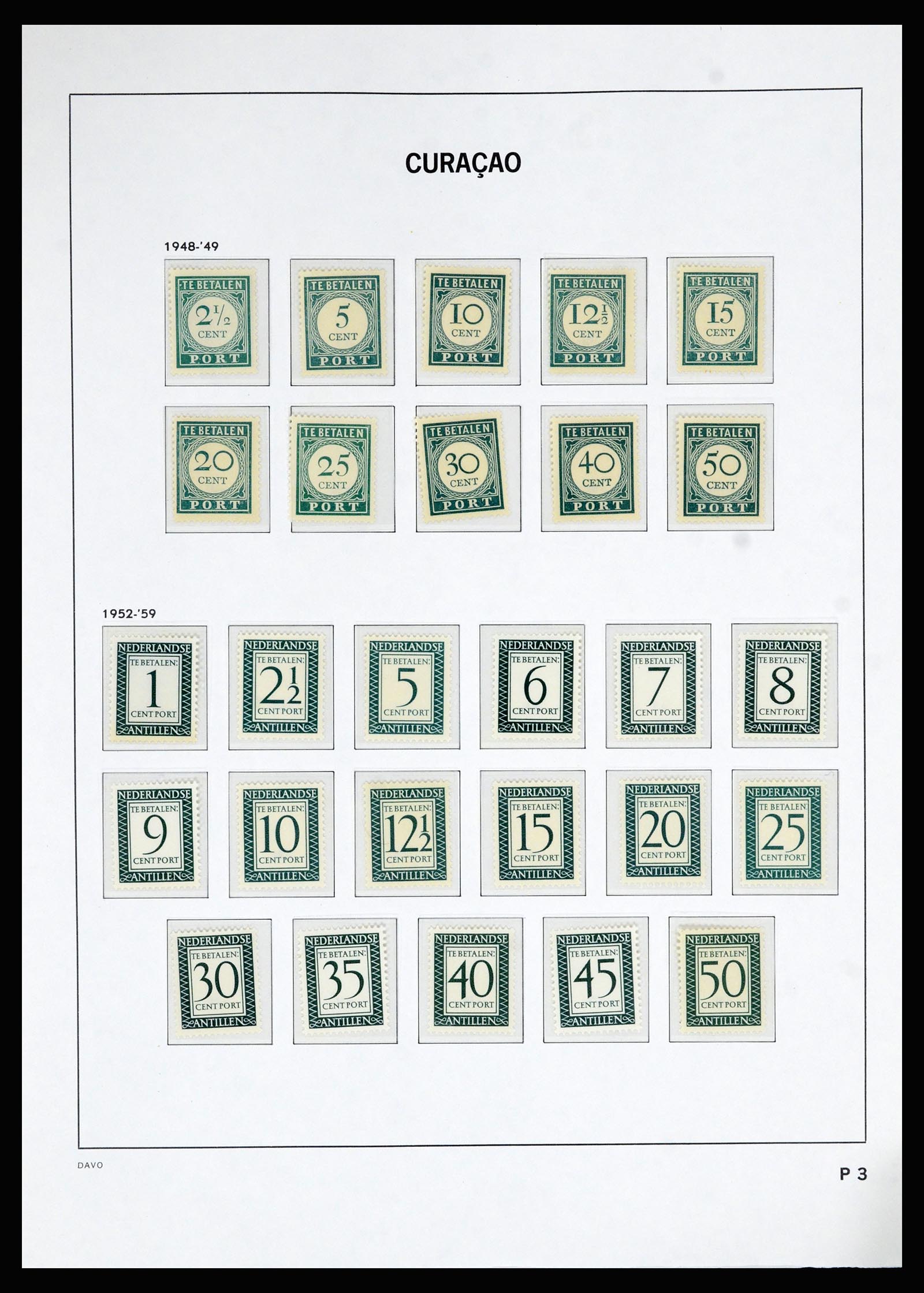 36823 023 - Postzegelverzameling 36823 Curaçao en Nederlandse Antillen  1873-1988