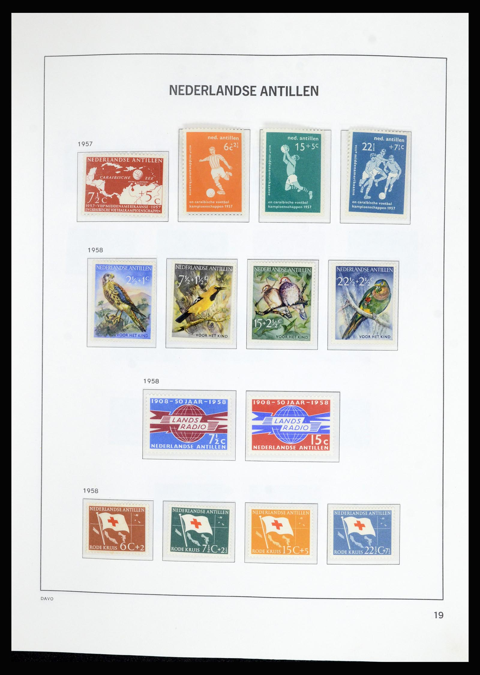 36823 028 - Postzegelverzameling 36823 Curaçao en Nederlandse Antillen  1873-1988