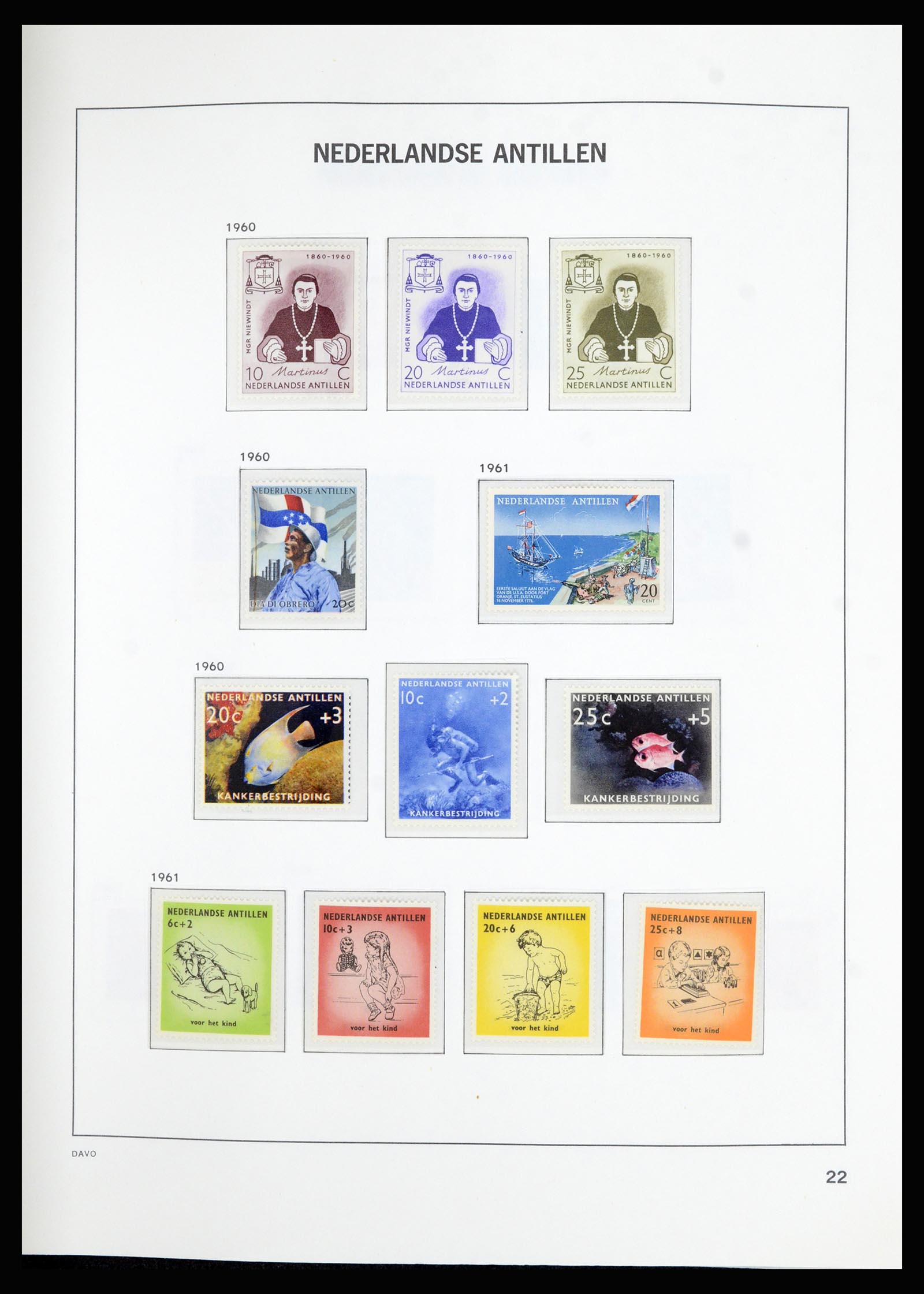 36823 031 - Stamp collection 36823 Curaçao and Netherlands Antilles  1873-1988.