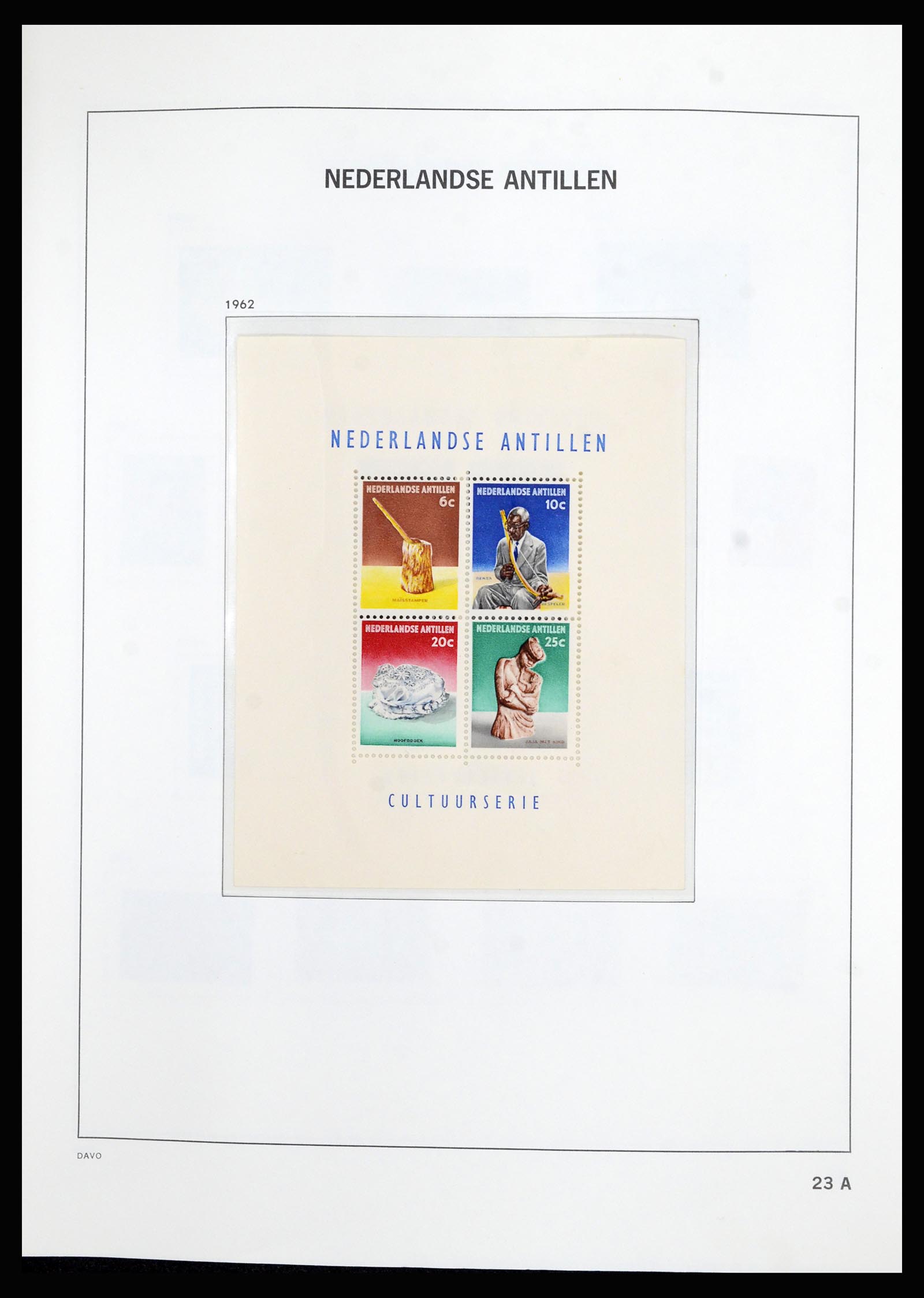 36823 033 - Postzegelverzameling 36823 Curaçao en Nederlandse Antillen  1873-1988