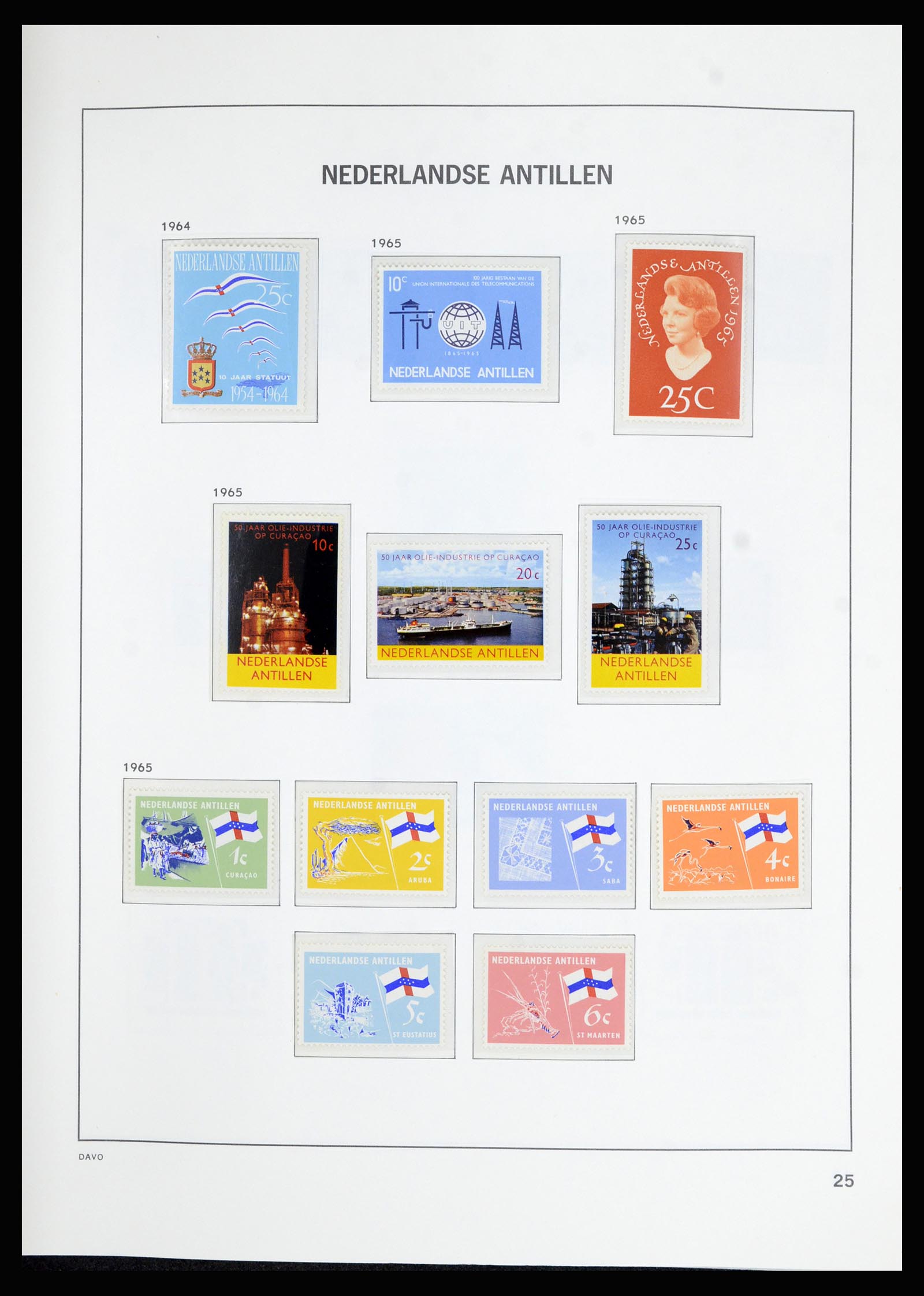 36823 035 - Postzegelverzameling 36823 Curaçao en Nederlandse Antillen  1873-1988