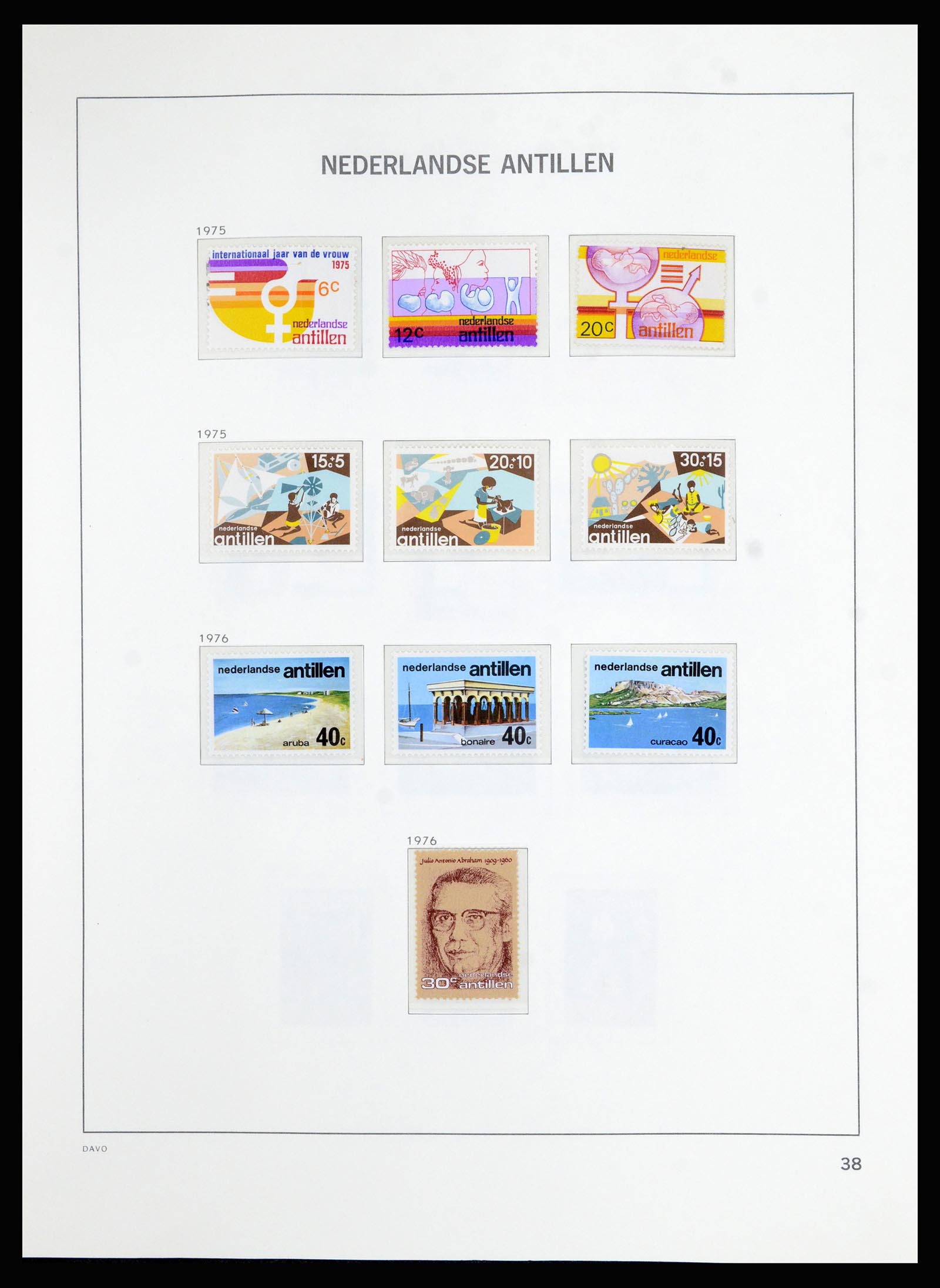 36823 049 - Stamp collection 36823 Curaçao and Netherlands Antilles  1873-1988.