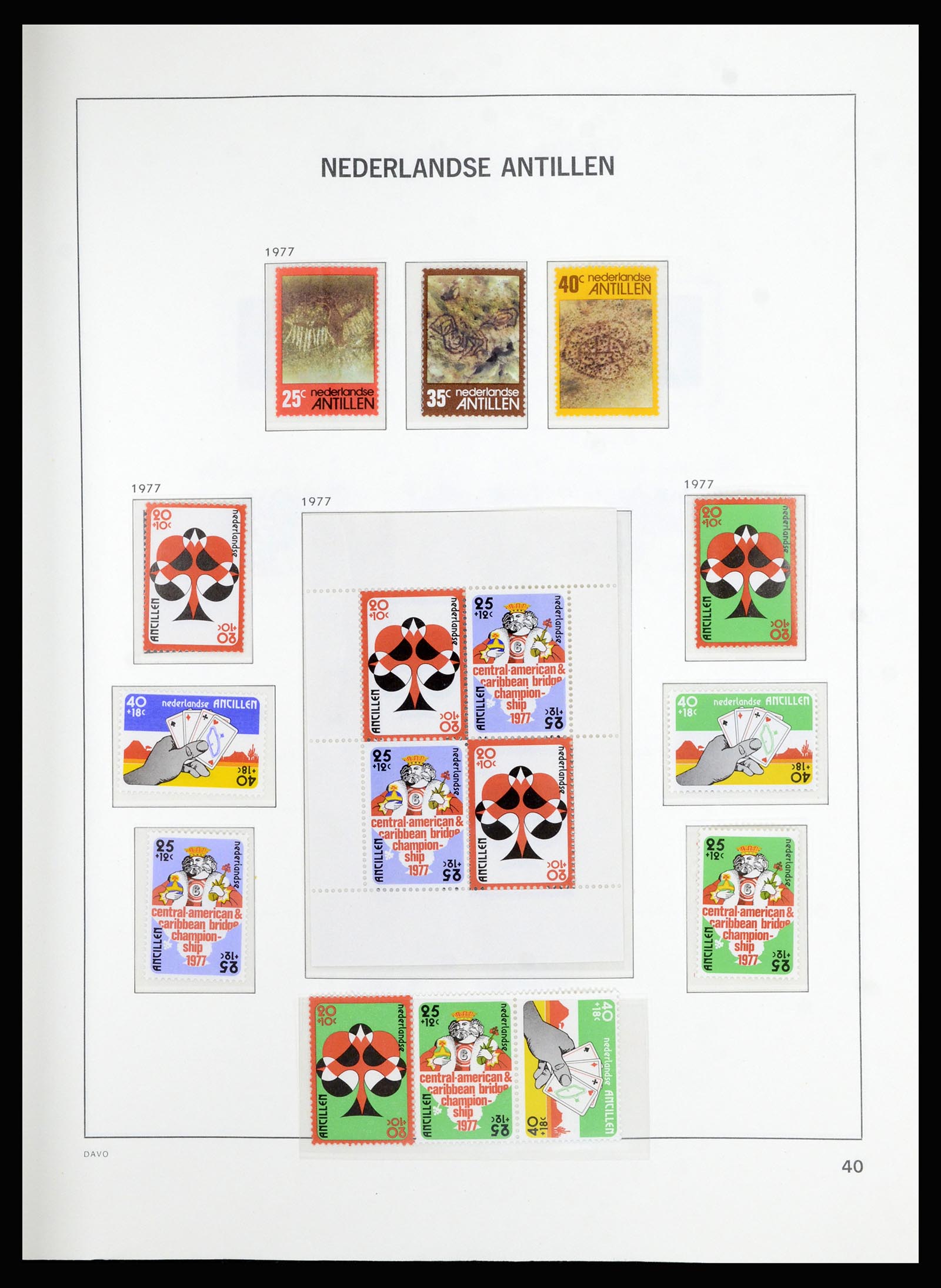 36823 051 - Postzegelverzameling 36823 Curaçao en Nederlandse Antillen  1873-1988