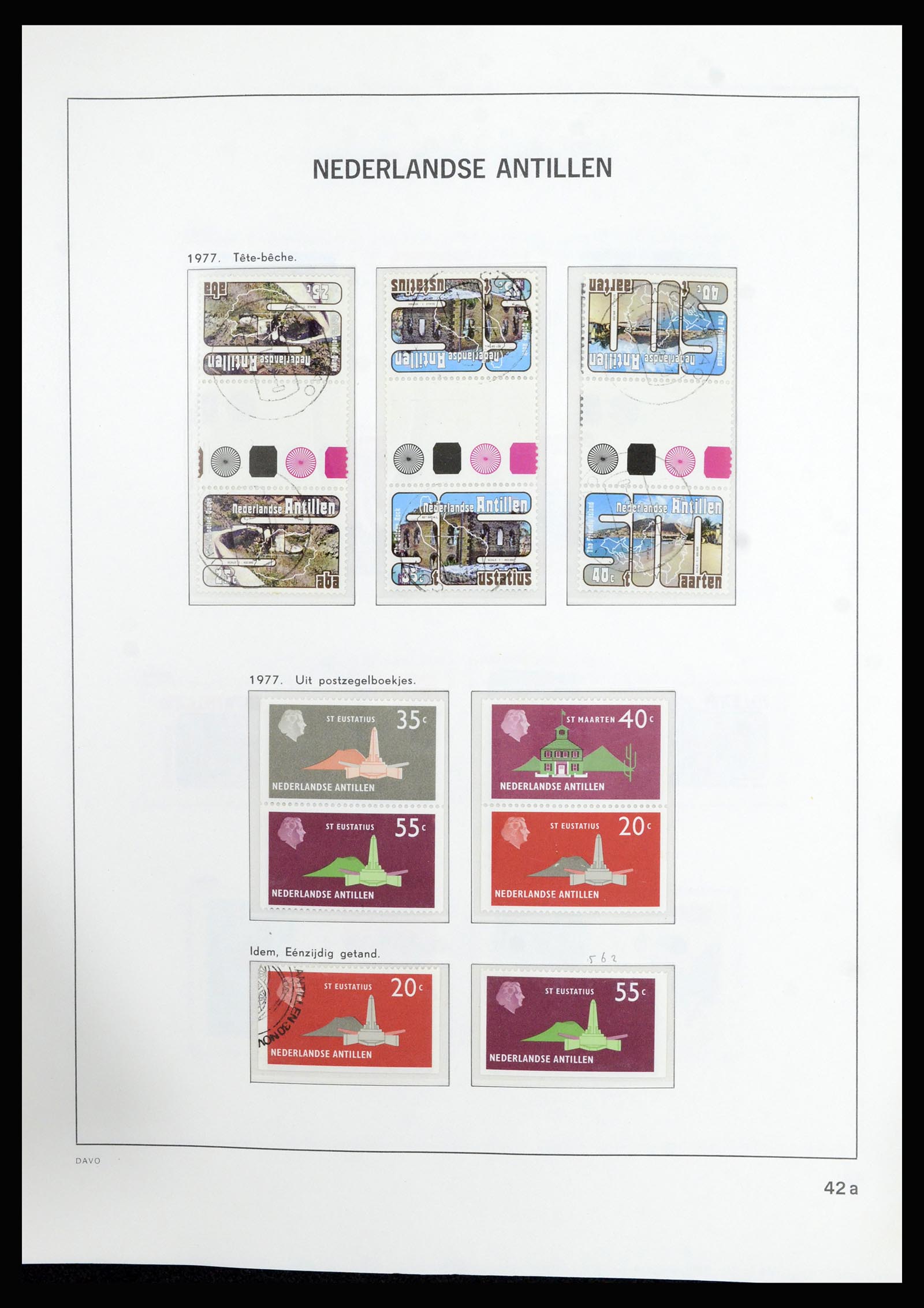 36823 055 - Postzegelverzameling 36823 Curaçao en Nederlandse Antillen  1873-1988