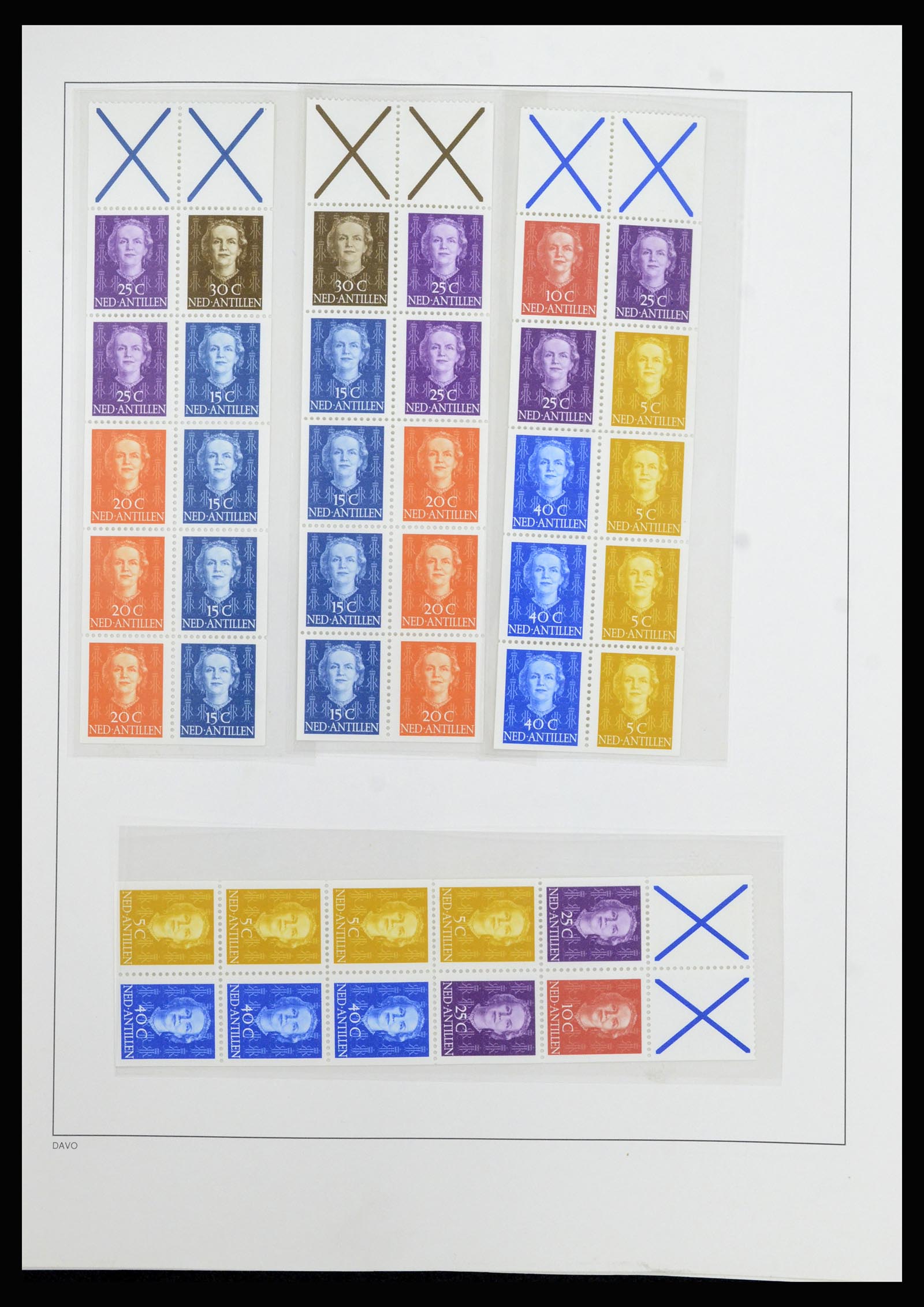 36823 061 - Postzegelverzameling 36823 Curaçao en Nederlandse Antillen  1873-1988