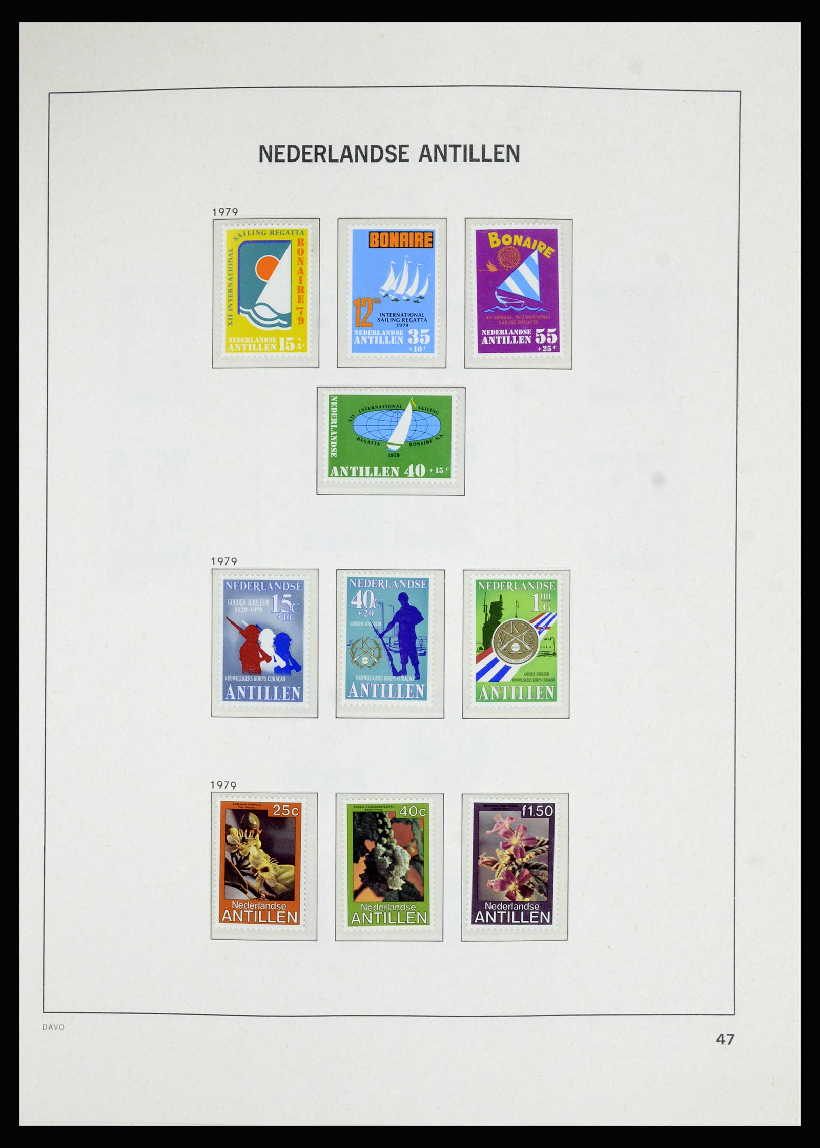 36823 065 - Postzegelverzameling 36823 Curaçao en Nederlandse Antillen  1873-1988