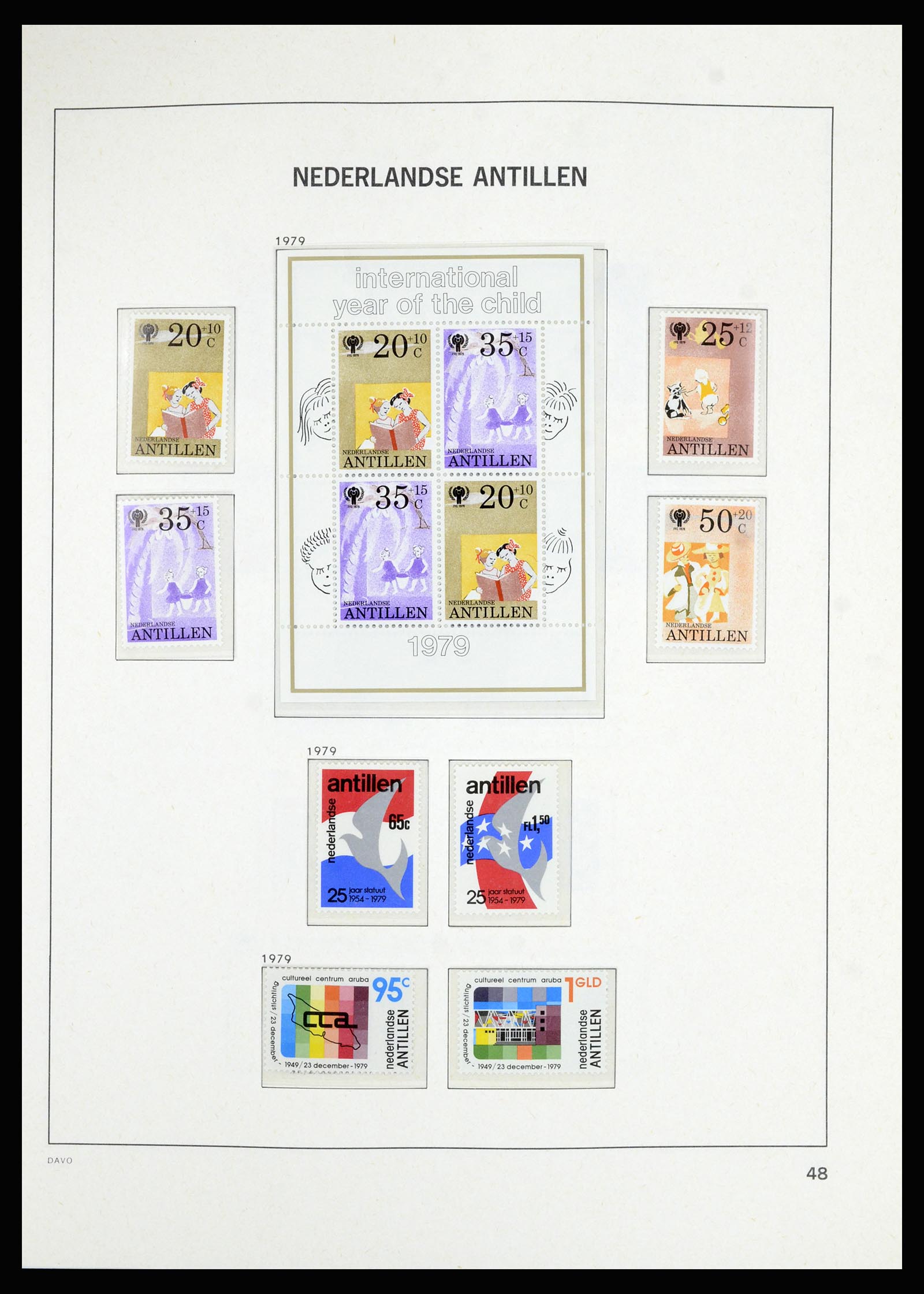 36823 066 - Postzegelverzameling 36823 Curaçao en Nederlandse Antillen  1873-1988