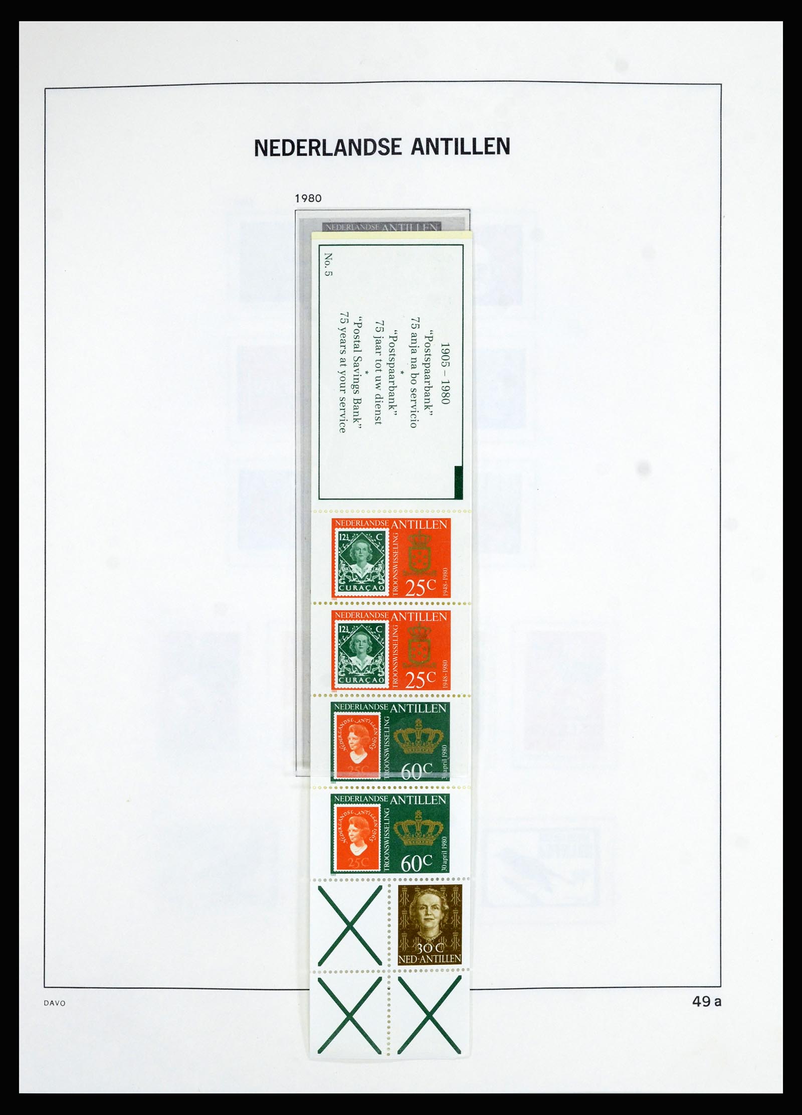 36823 068 - Postzegelverzameling 36823 Curaçao en Nederlandse Antillen  1873-1988