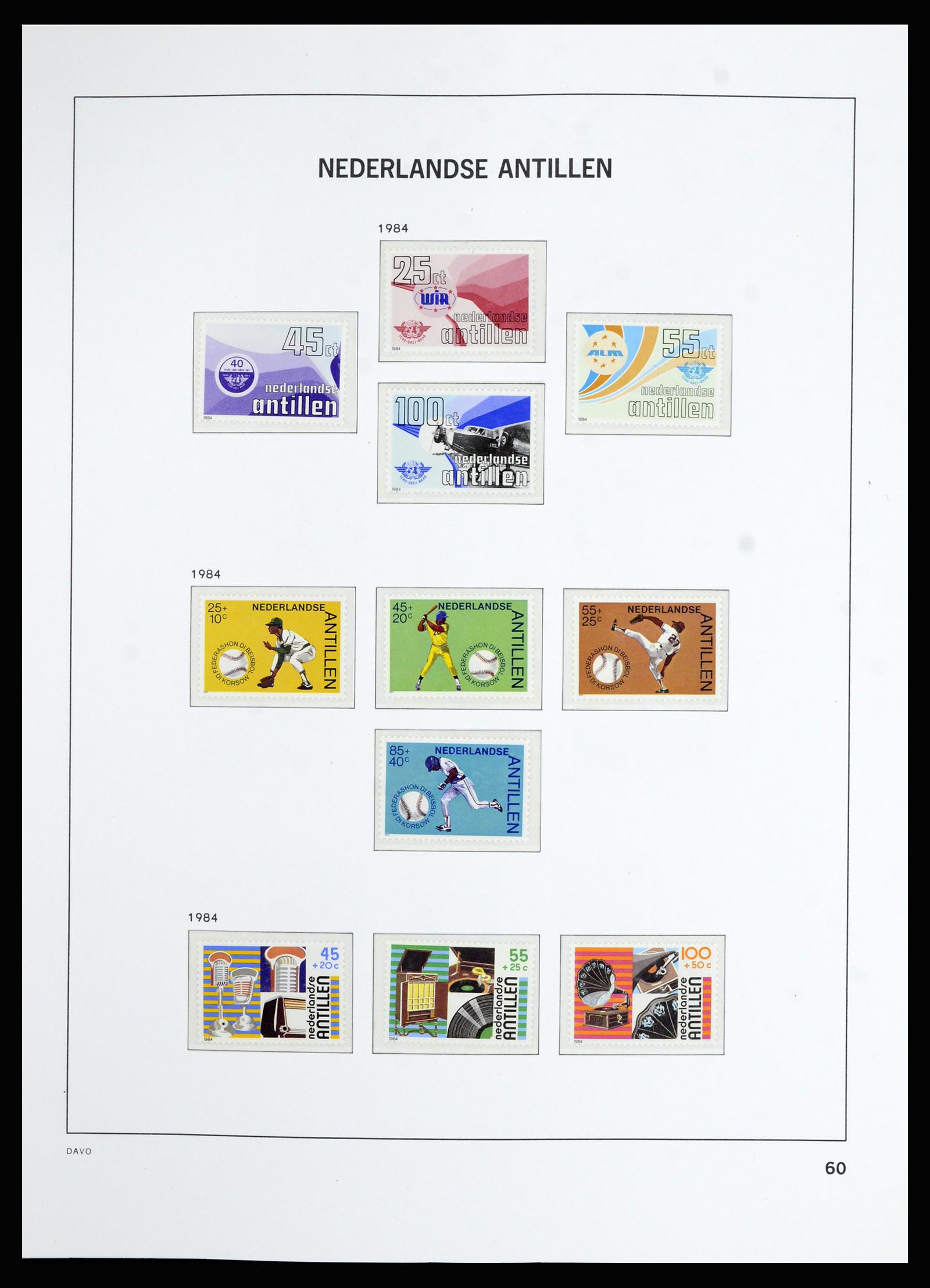 36823 079 - Postzegelverzameling 36823 Curaçao en Nederlandse Antillen  1873-1988