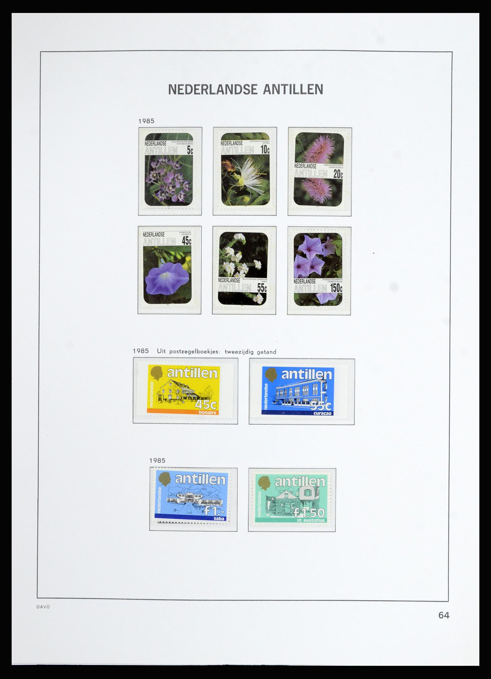 36823 083 - Postzegelverzameling 36823 Curaçao en Nederlandse Antillen  1873-1988