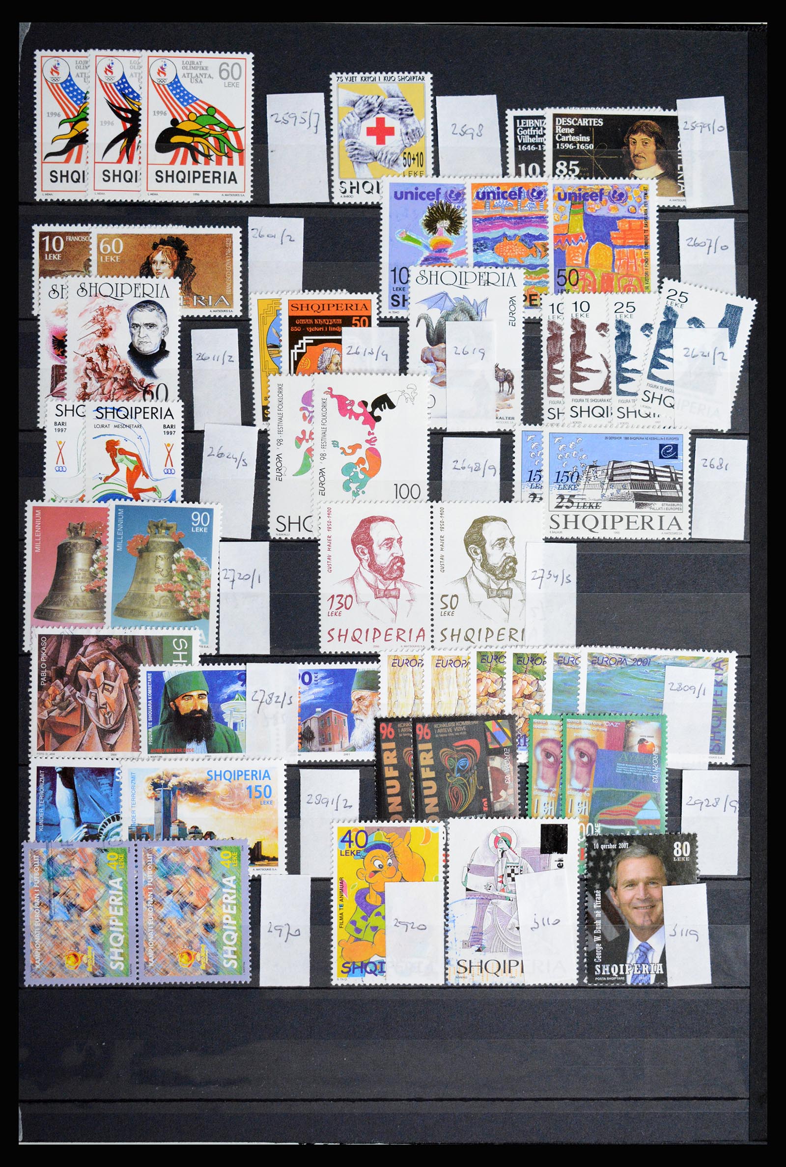 36824 055 - Postzegelverzameling 36824 Albanië 1913-2003.