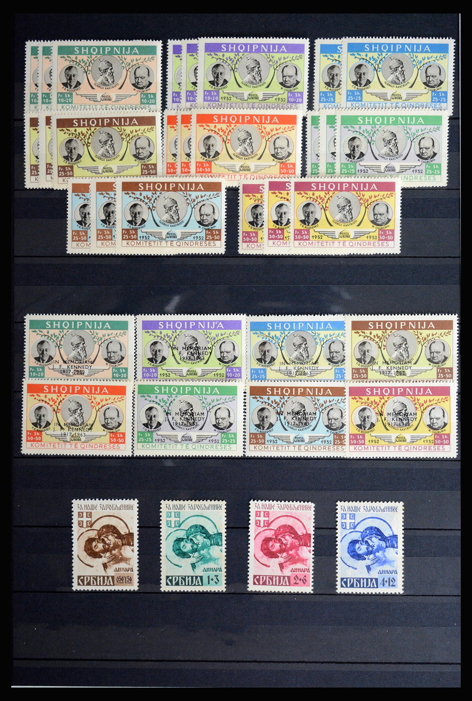 36824 058 - Postzegelverzameling 36824 Albanië 1913-2003.
