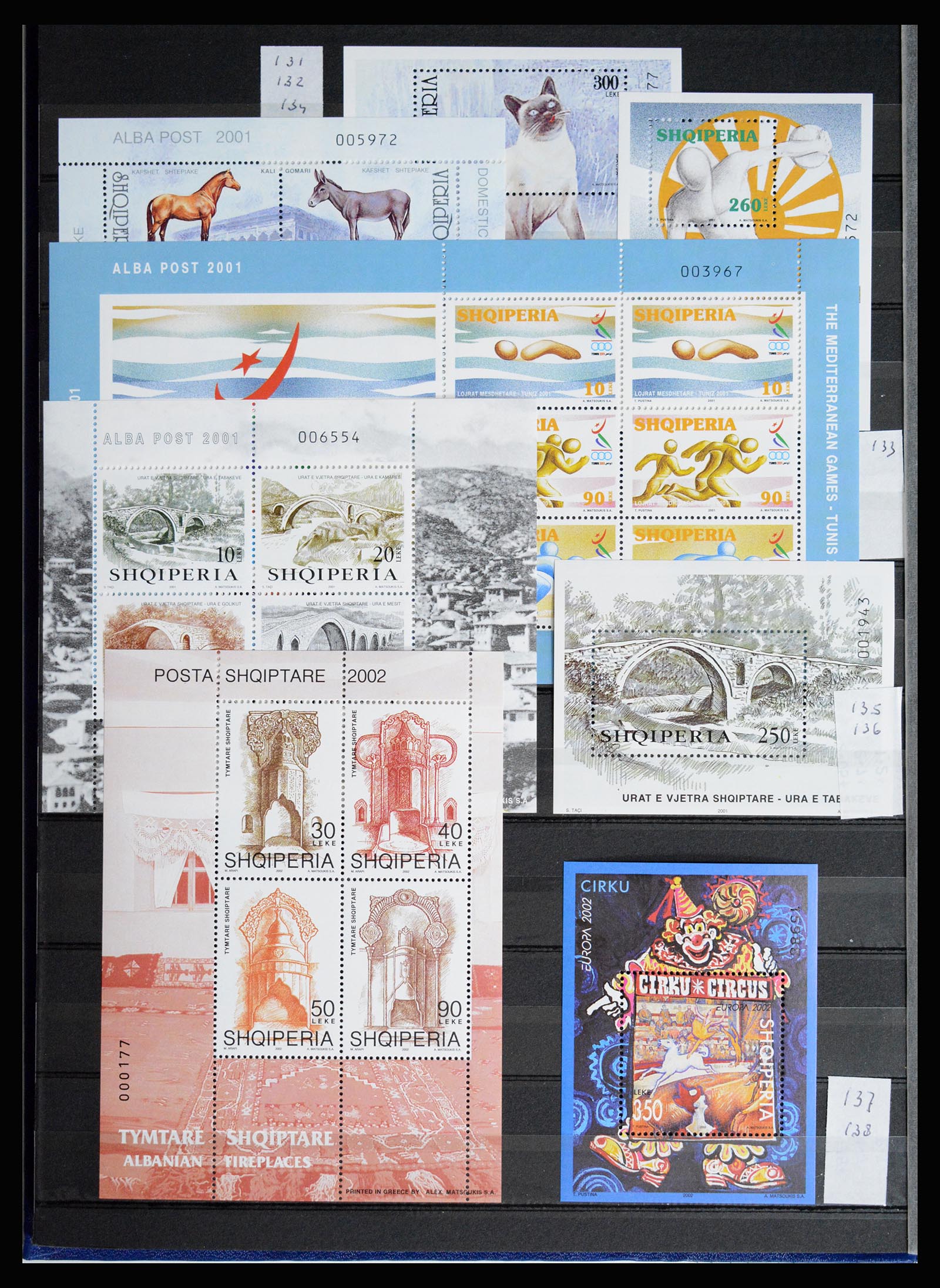 36824 075 - Postzegelverzameling 36824 Albanië 1913-2003.