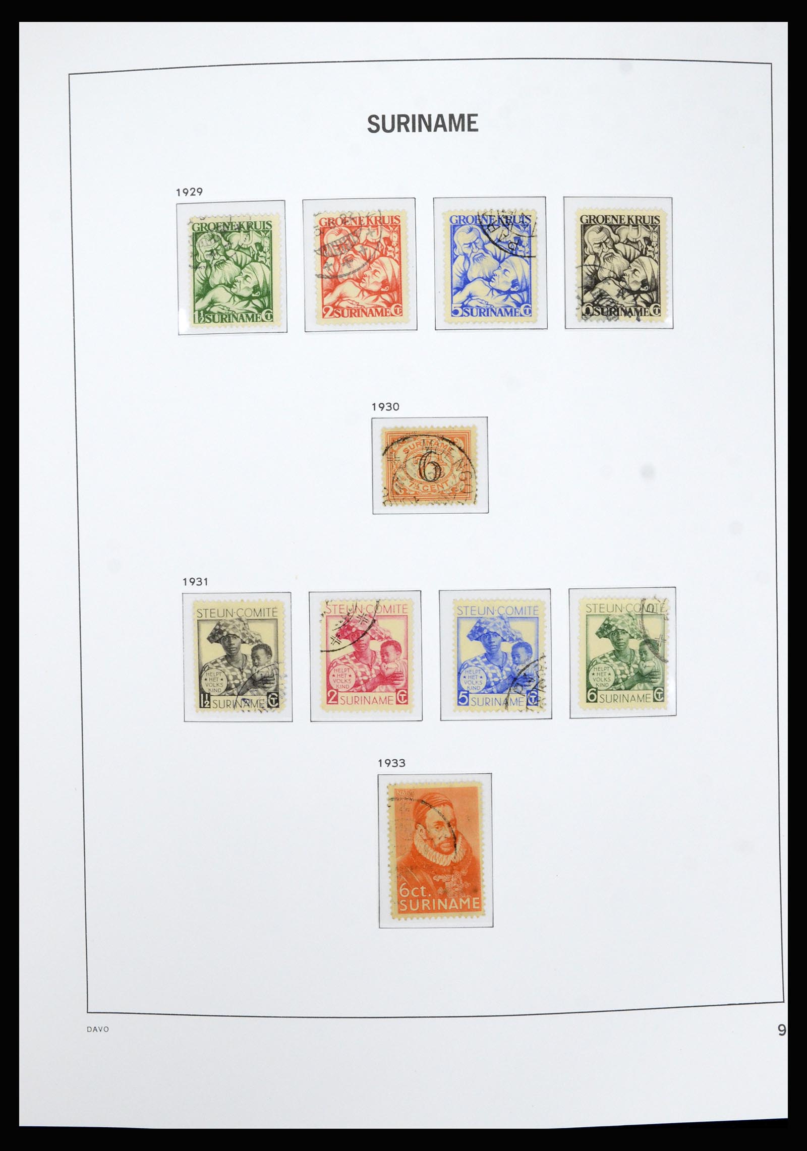 36827 009 - Stamp collection 36827 Suriname 1873-1975.