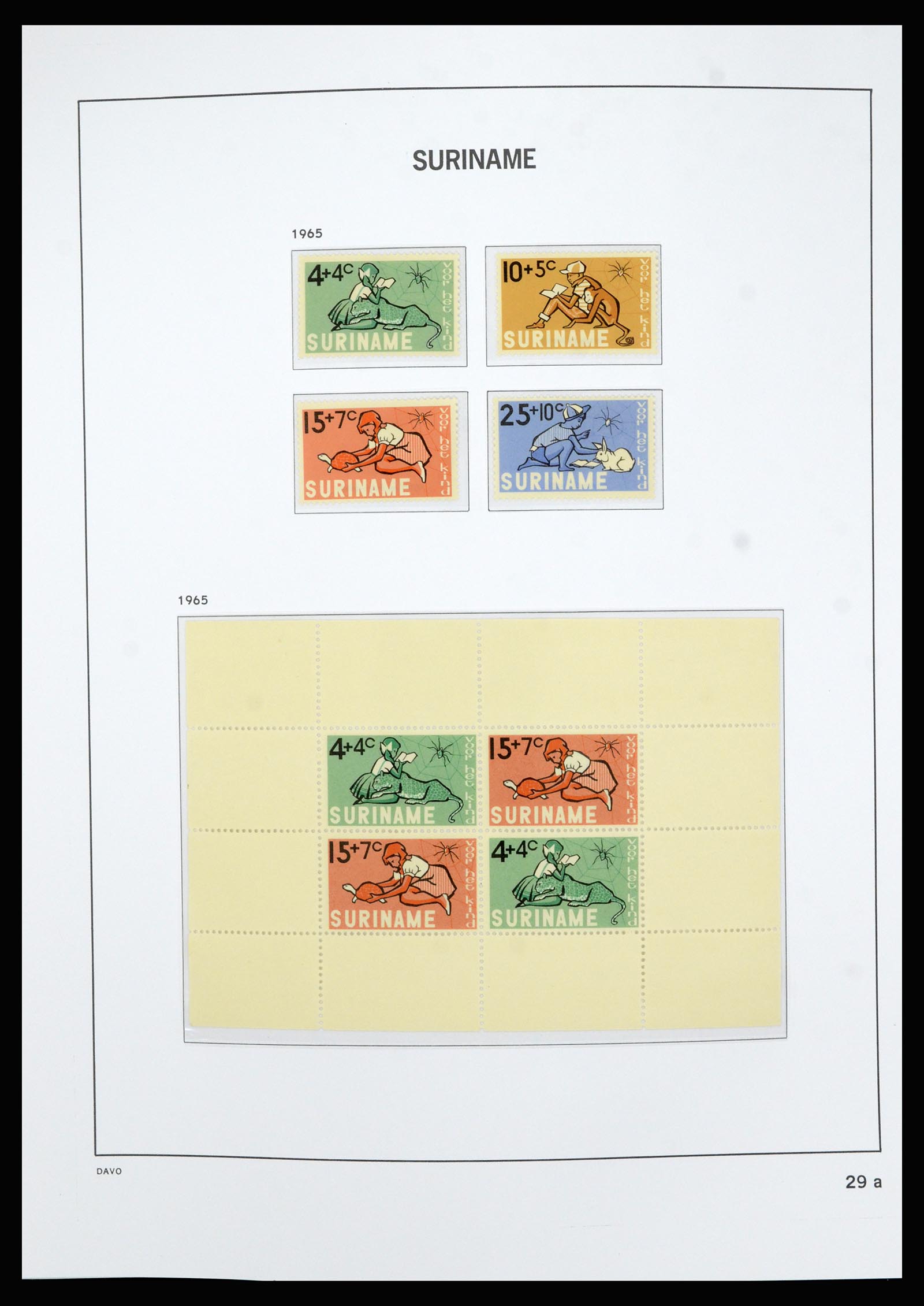 36827 030 - Postzegelverzameling 36827 Suriname 1873-1975.