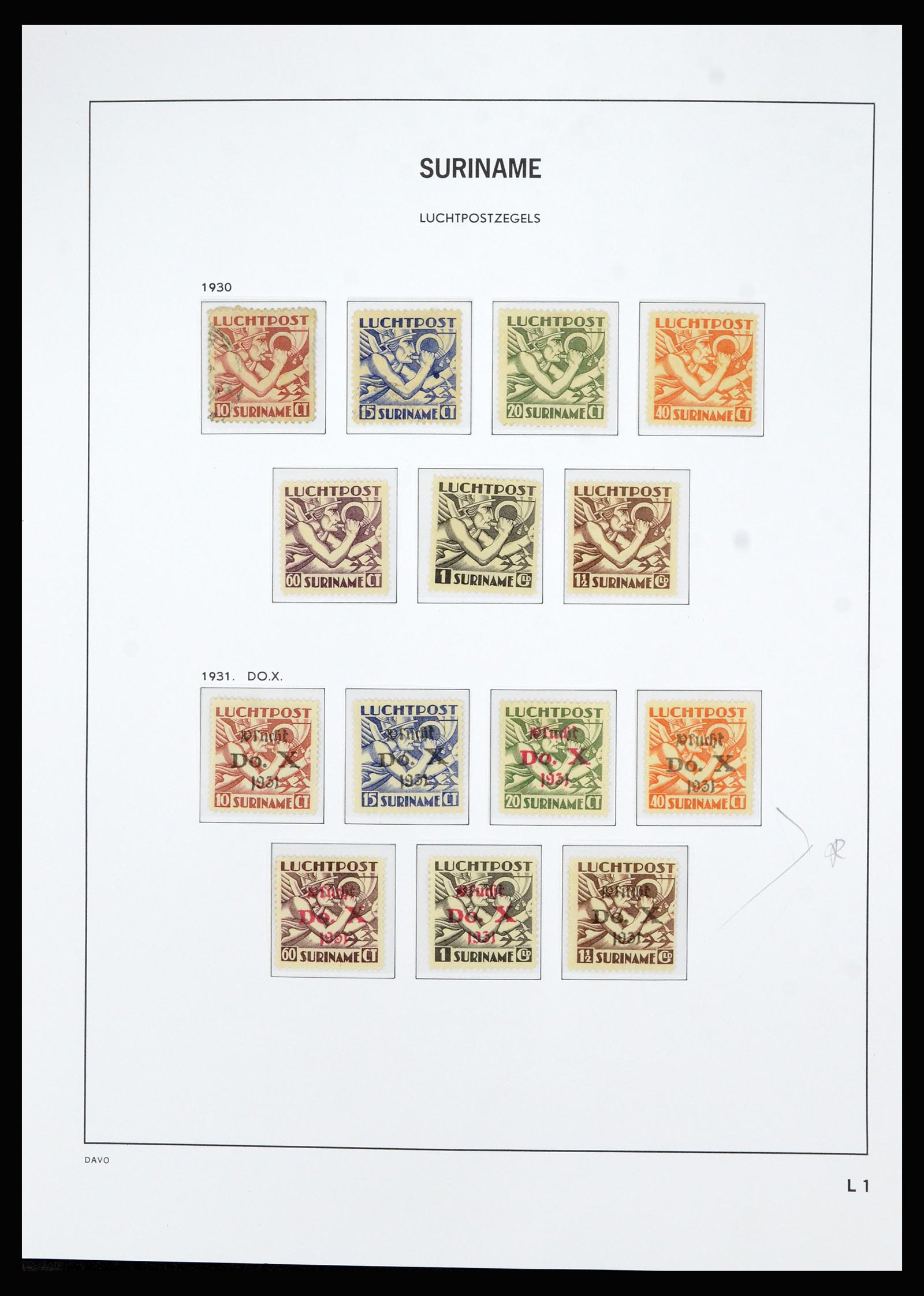 36827 052 - Postzegelverzameling 36827 Suriname 1873-1975.