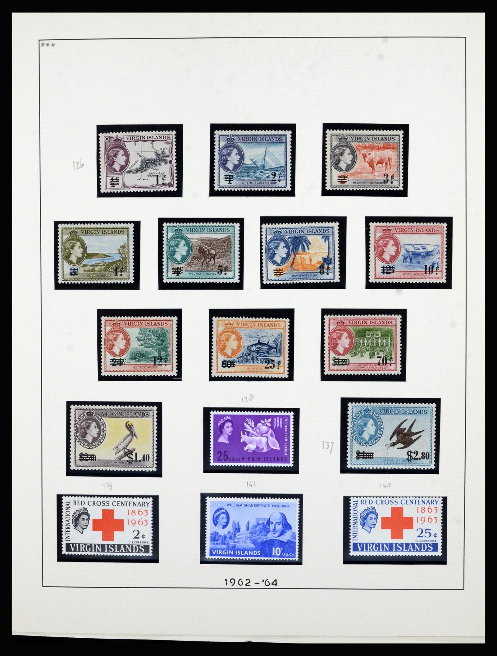 36828 012 - Stamp collection 36828 Britis Virgin Islands 1866-1990.