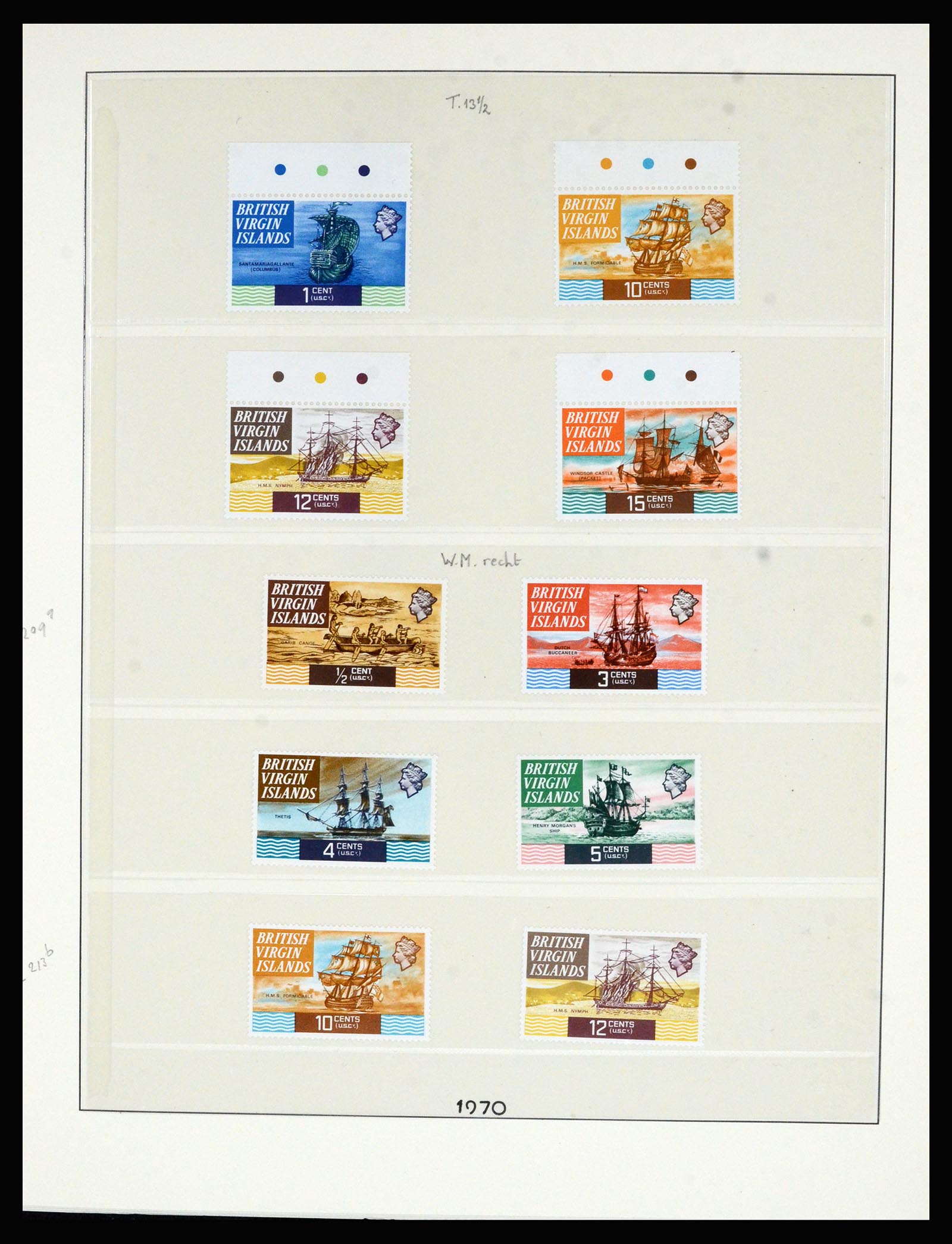 36828 018 - Postzegelverzameling 36828 Britse Maagdeneilanden 1866-1990.