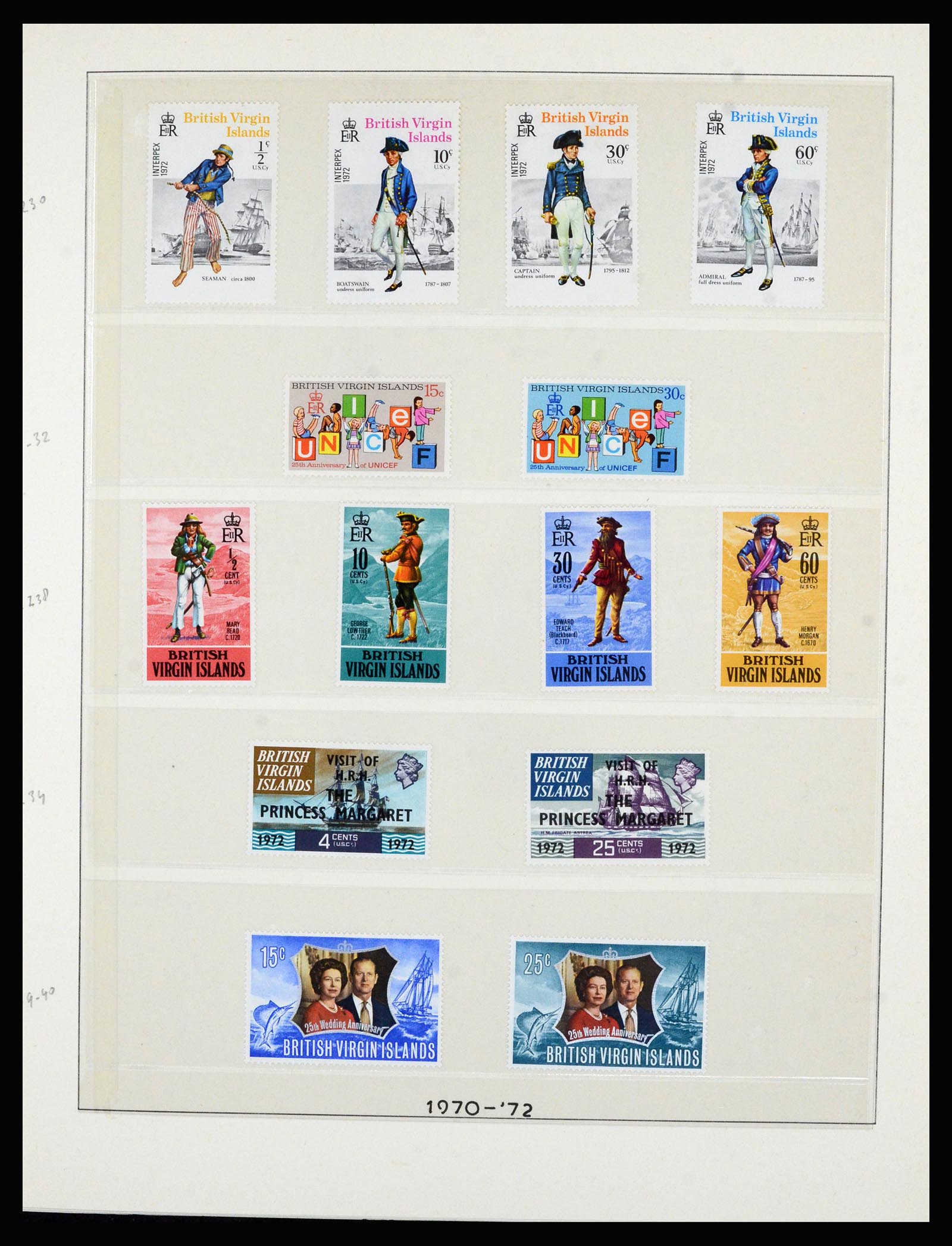 36828 019 - Postzegelverzameling 36828 Britse Maagdeneilanden 1866-1990.