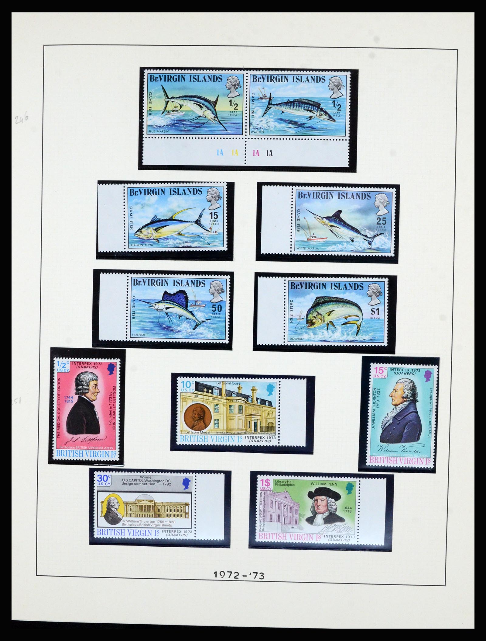 36828 020 - Stamp collection 36828 Britis Virgin Islands 1866-1990.