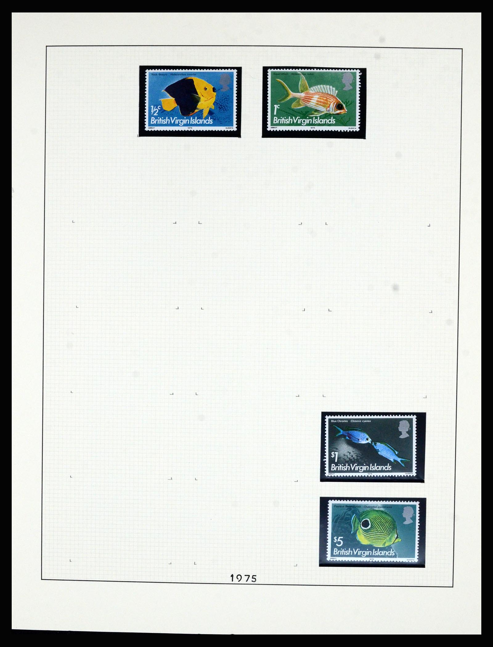36828 026 - Postzegelverzameling 36828 Britse Maagdeneilanden 1866-1990.