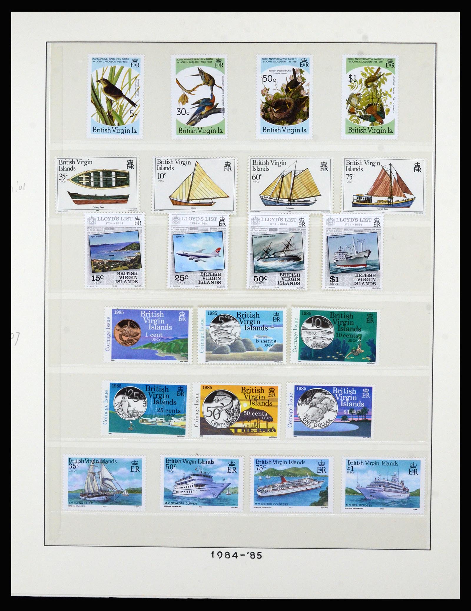 36828 043 - Postzegelverzameling 36828 Britse Maagdeneilanden 1866-1990.