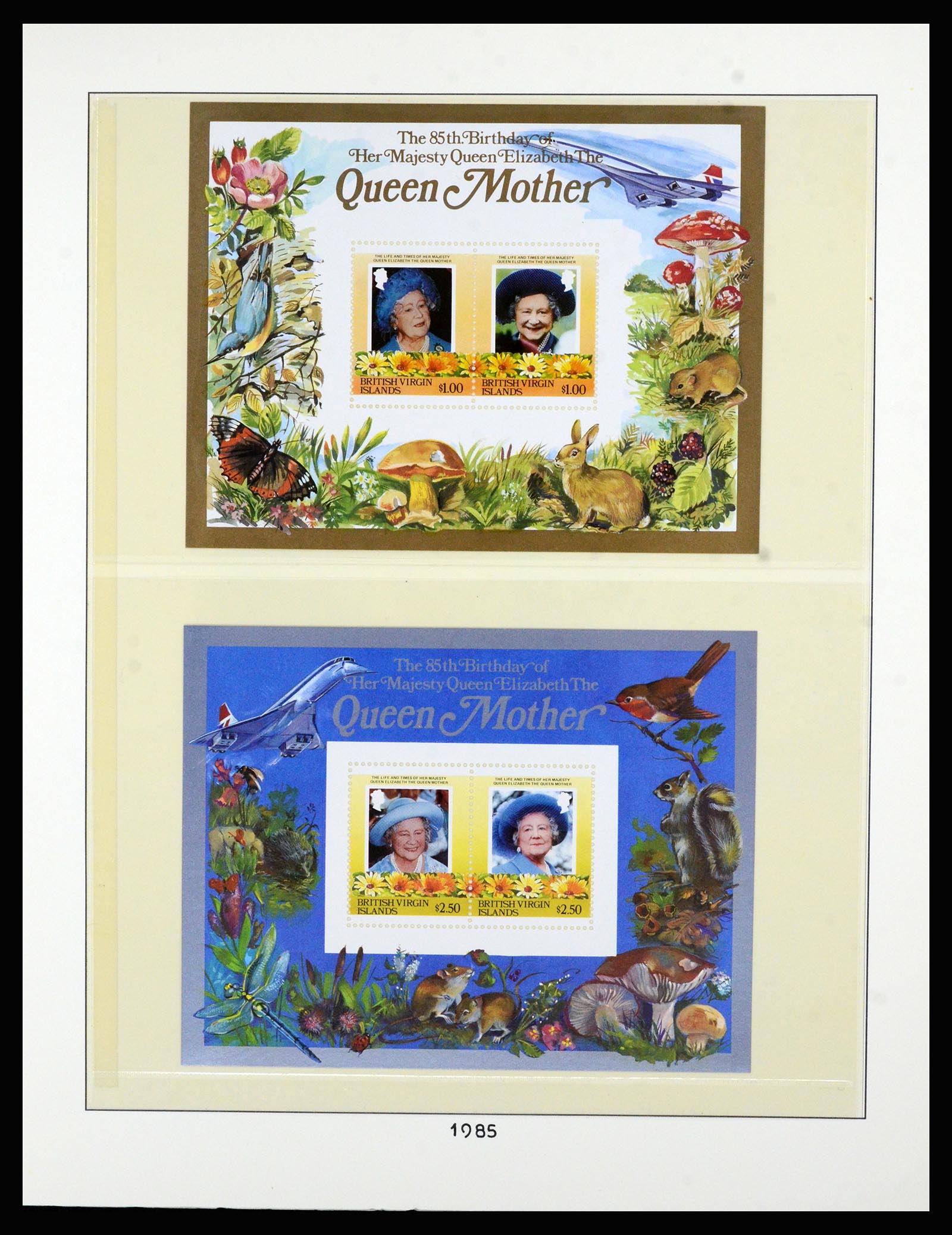 36828 045 - Postzegelverzameling 36828 Britse Maagdeneilanden 1866-1990.