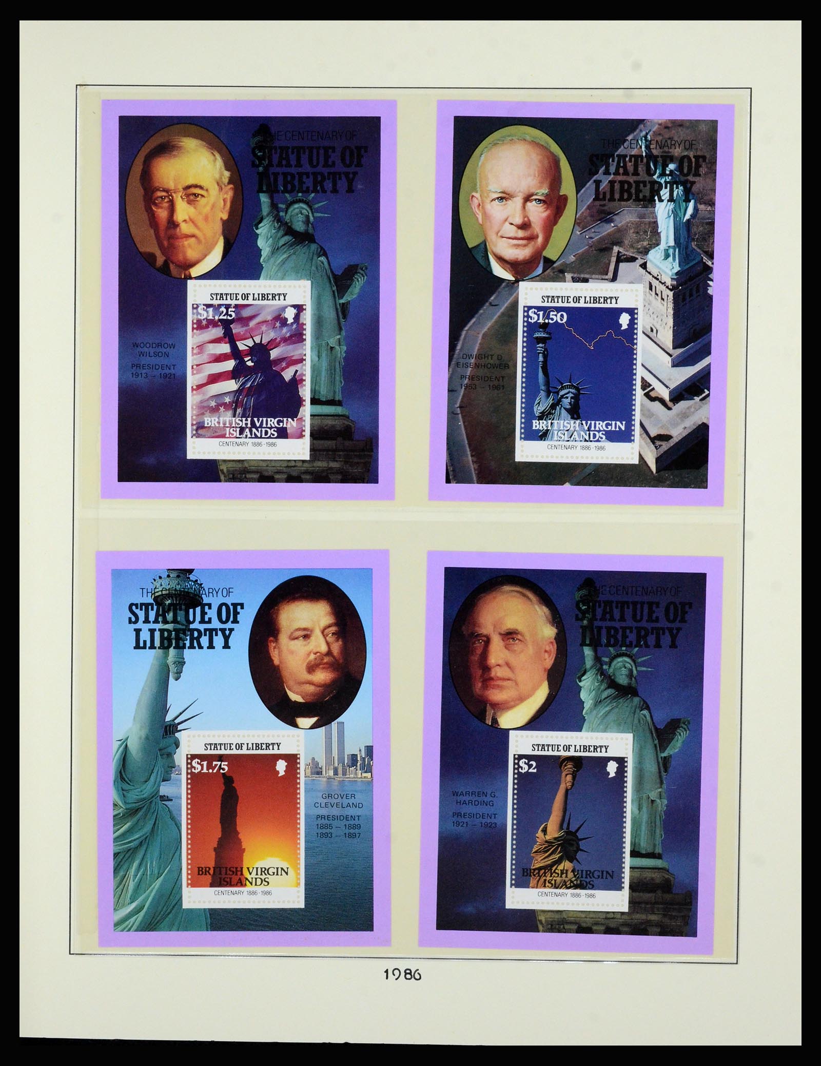 36828 053 - Postzegelverzameling 36828 Britse Maagdeneilanden 1866-1990.