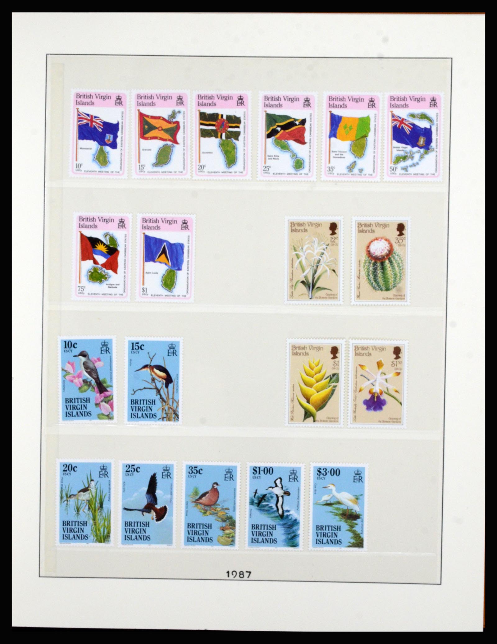 36828 056 - Postzegelverzameling 36828 Britse Maagdeneilanden 1866-1990.