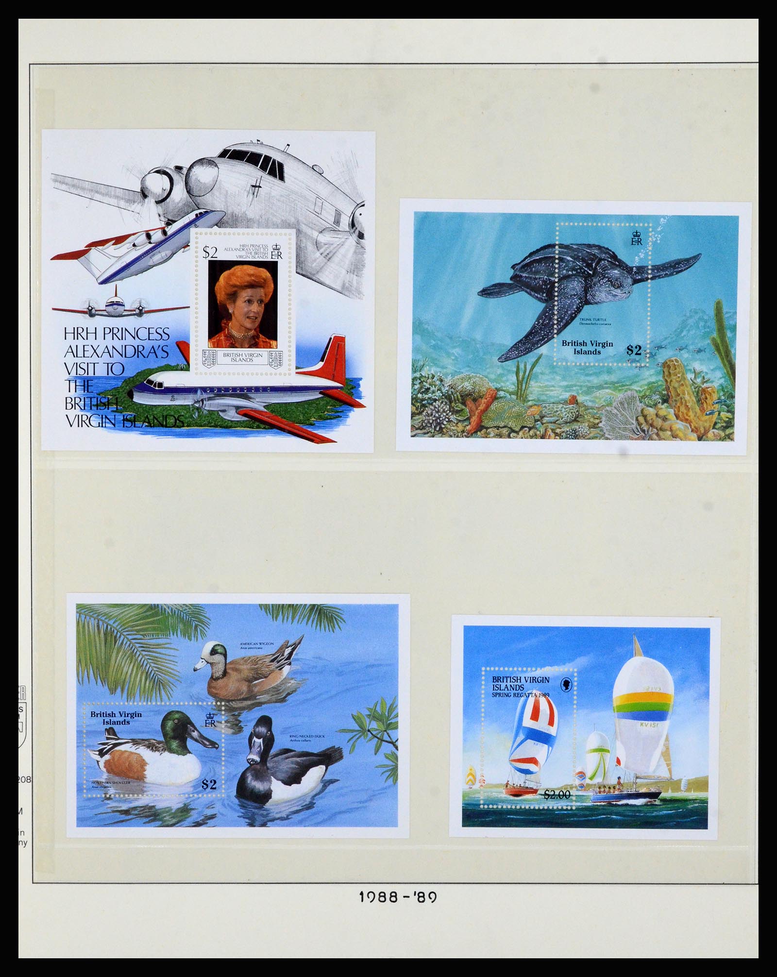 36828 059 - Postzegelverzameling 36828 Britse Maagdeneilanden 1866-1990.