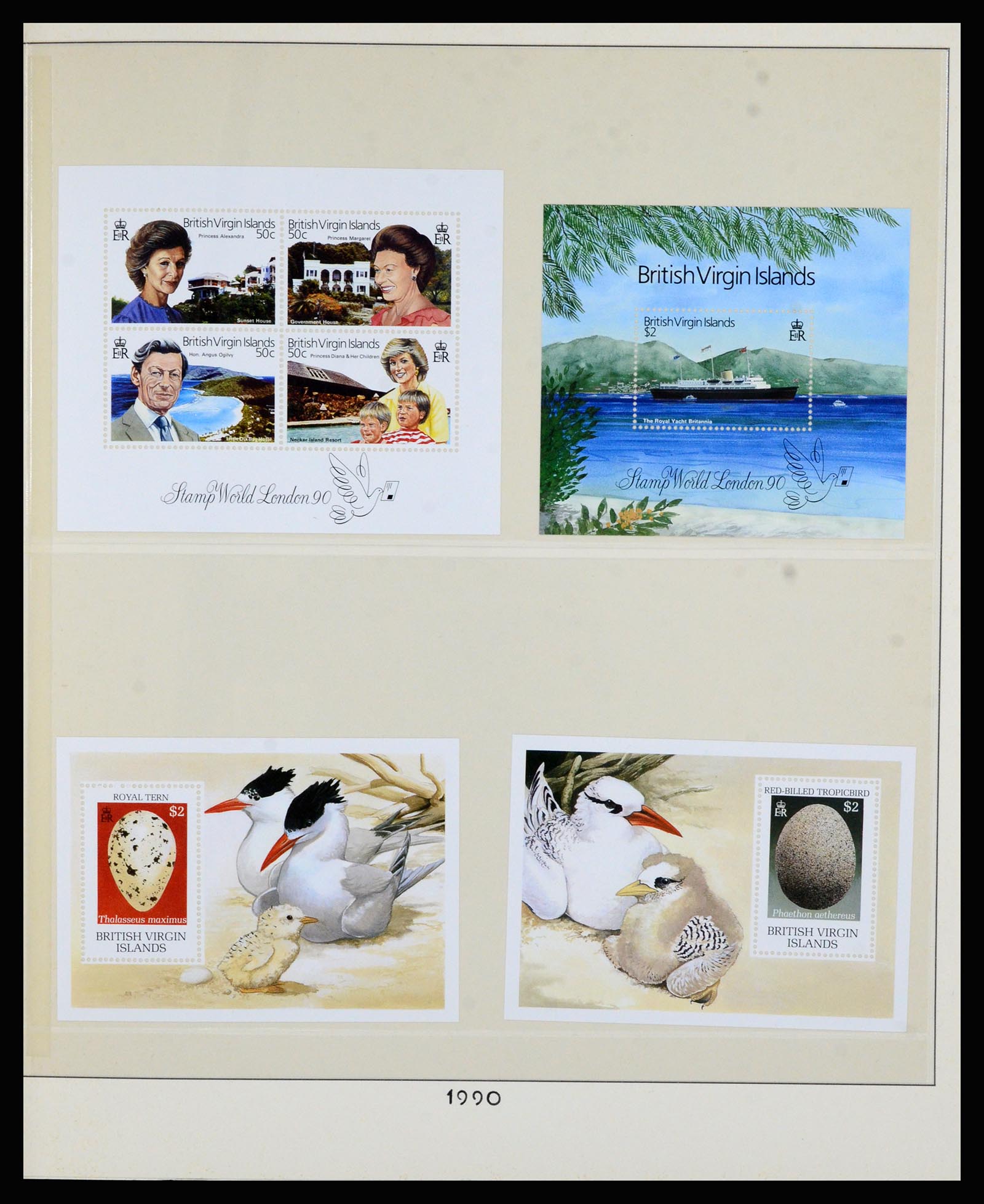 36828 062 - Postzegelverzameling 36828 Britse Maagdeneilanden 1866-1990.